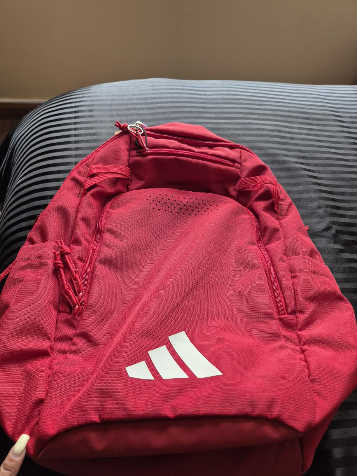 adidas Defender Sports Backpack 33L | Padded 15-In. Laptop Sleeve, Water-Bottle Pockets, Airs Out Sweaty Shoes, Stays Dry On Wet Floors, School Gym & Travel Ready customer photo 1