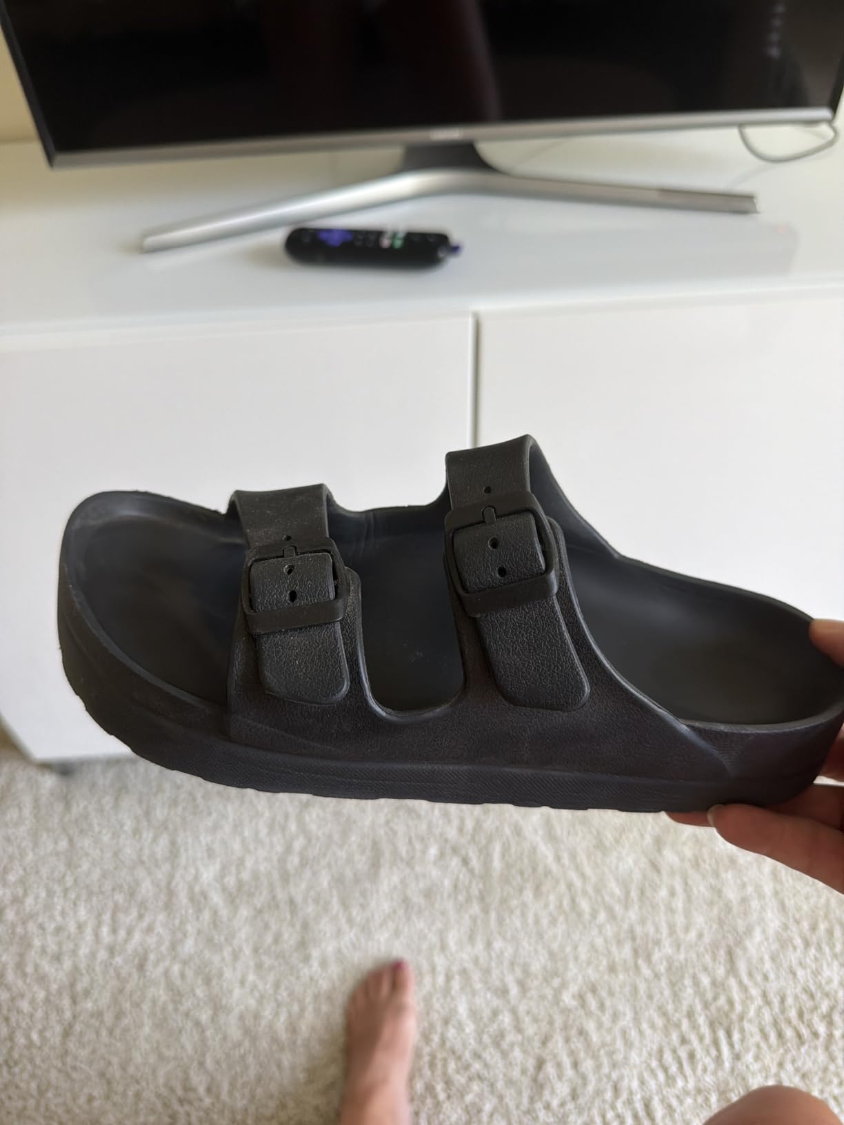 Goosecret Women's Comfortable Arch Support Walking Platform Sandals customer photo 1