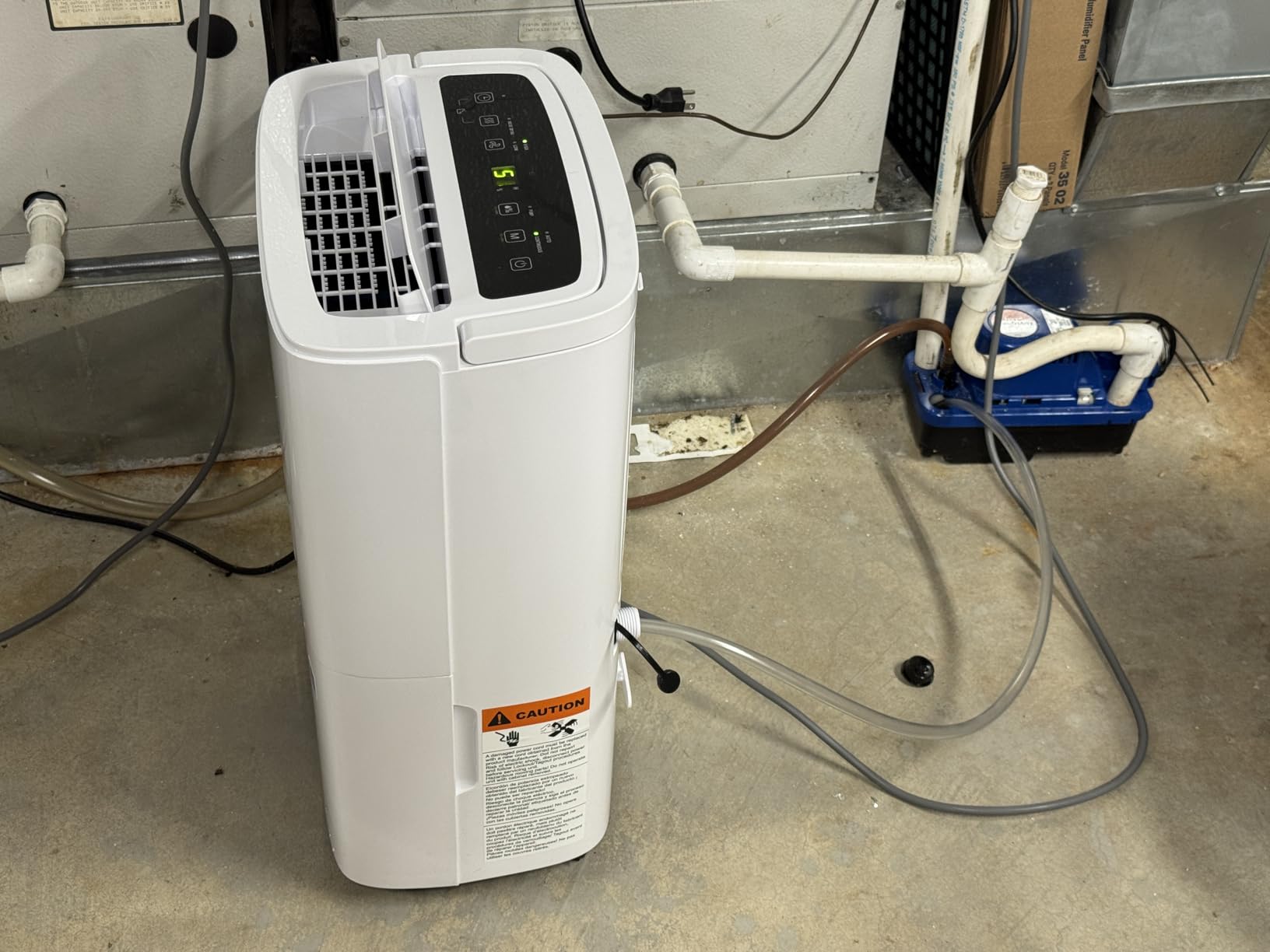 Waykar 150 Pint Commercial Dehumidifier with Pump & Drain Hose for Basement customer photo 1