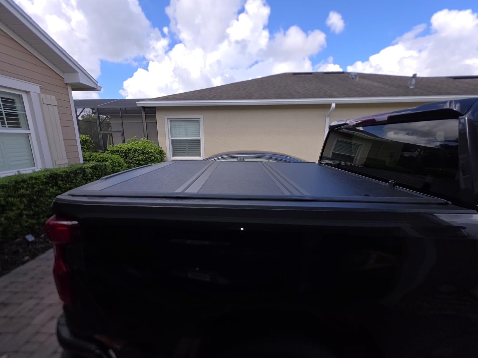 Rough Country Hard Low Profile Tri-Fold Tonneau Cover for Chevy Silverado & GMC Sierra 1500 (2019–2026) – Flush Mount Aluminum Bed Cover, Fits 5'10 Short Bed customer photo 1