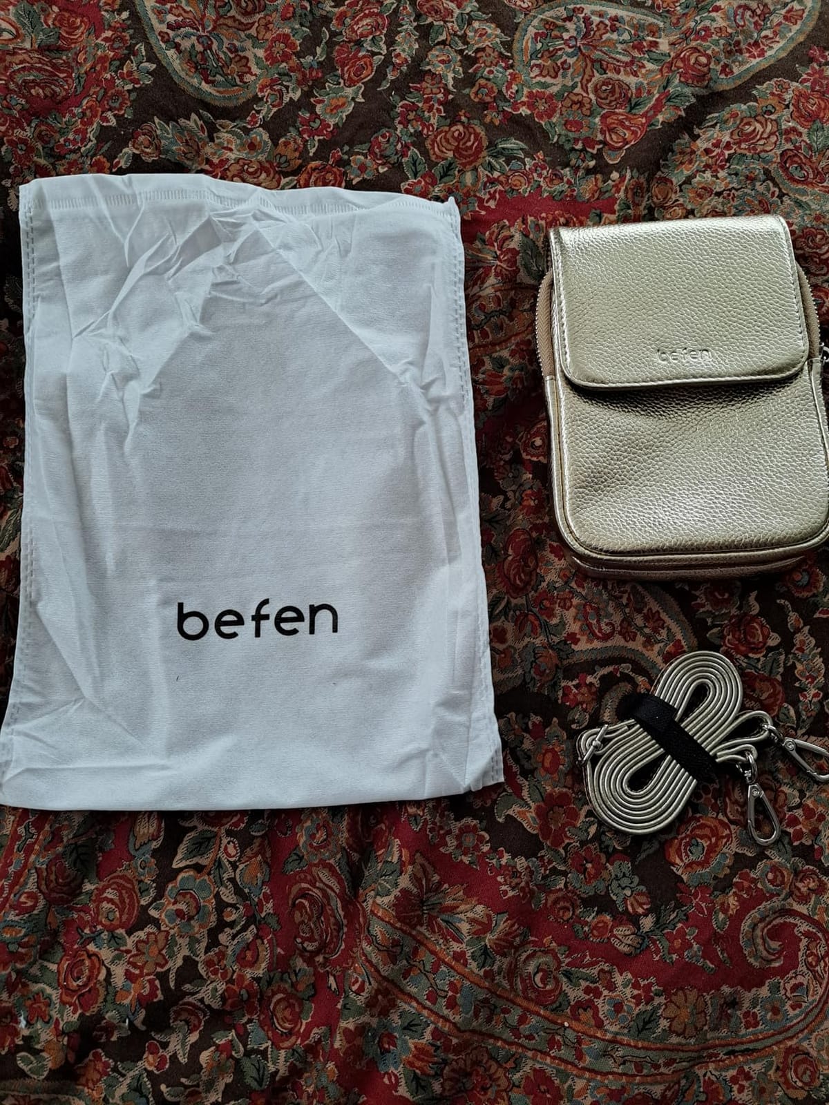 befen Genuine Leather Crossbody Bags for Women, Cell Phone Cross body Purse Bag with RFID Blocking Card Slots customer photo 1