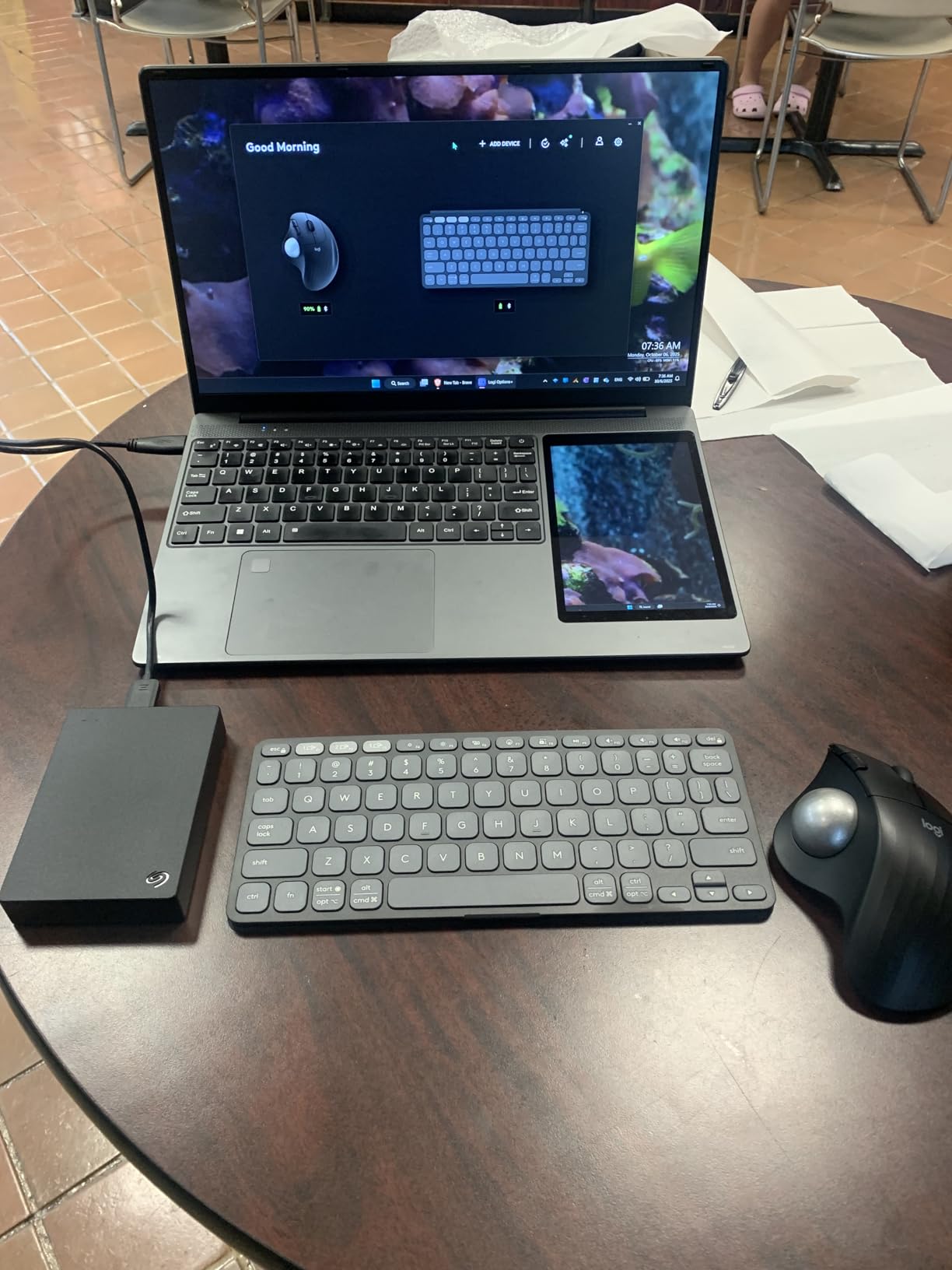 Logitech Keys-to-Go Bluetooth Keyboard for Windows and Android - Graphite customer photo 2