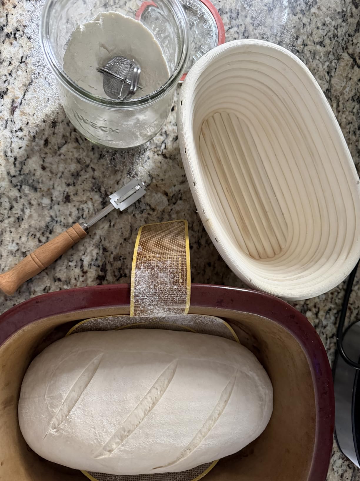 BAVIFY Sourdough Starter Kit, Banneton Bread Proofing Baskets Set customer photo 2