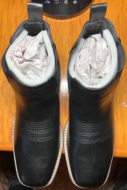 Cowboy Boots For Men Ankle Boots Western Boot Casual Dress Pull On Chelsea customer photo 2