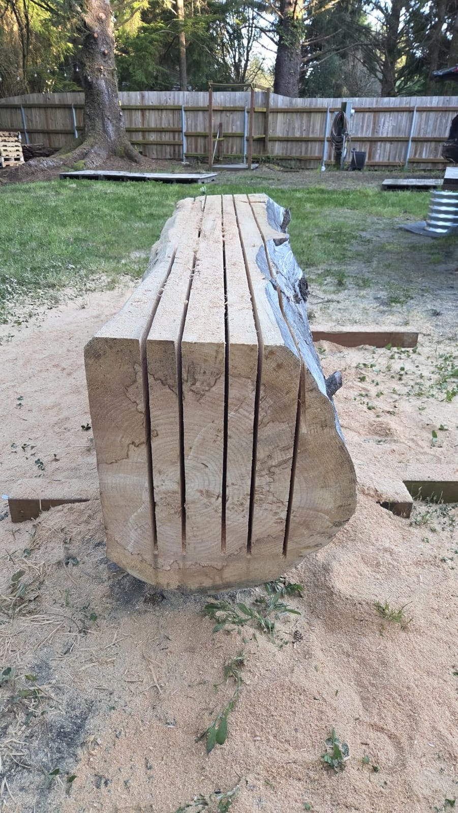 Zihvfzu Vertical Chainsaw Mill Guide for Cutting Lumber and Boards,Green customer photo 1