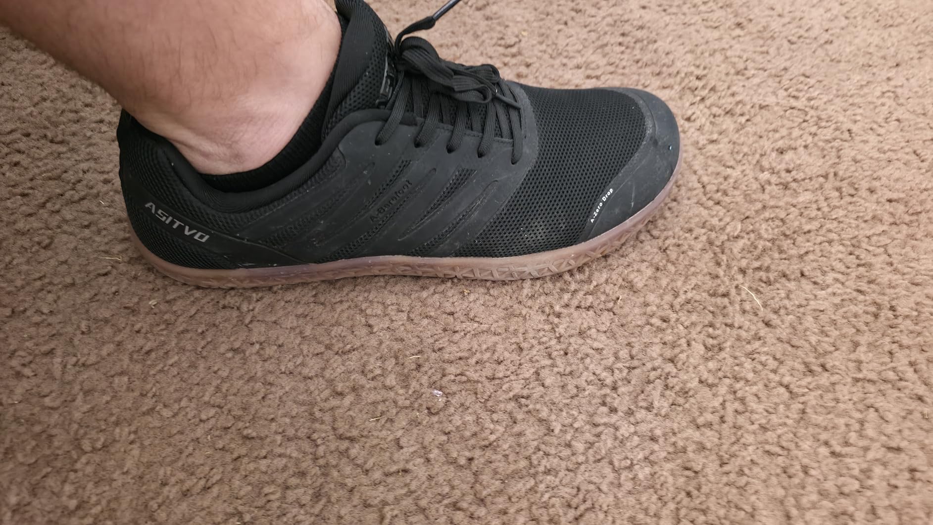 ASITVO Wide Men's Barefoot Zero Drop Sole Minimalist Sneakers Walking Shoes customer photo 1