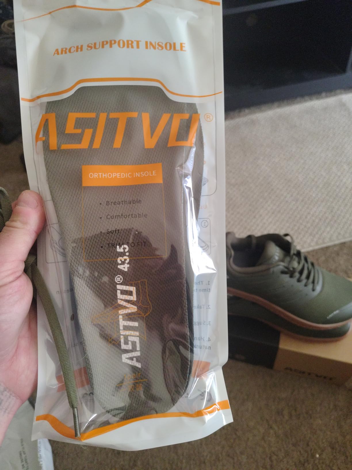 ASITVO Wide Men's Barefoot Zero Drop Sole Minimalist Sneakers Walking Shoes customer photo 2