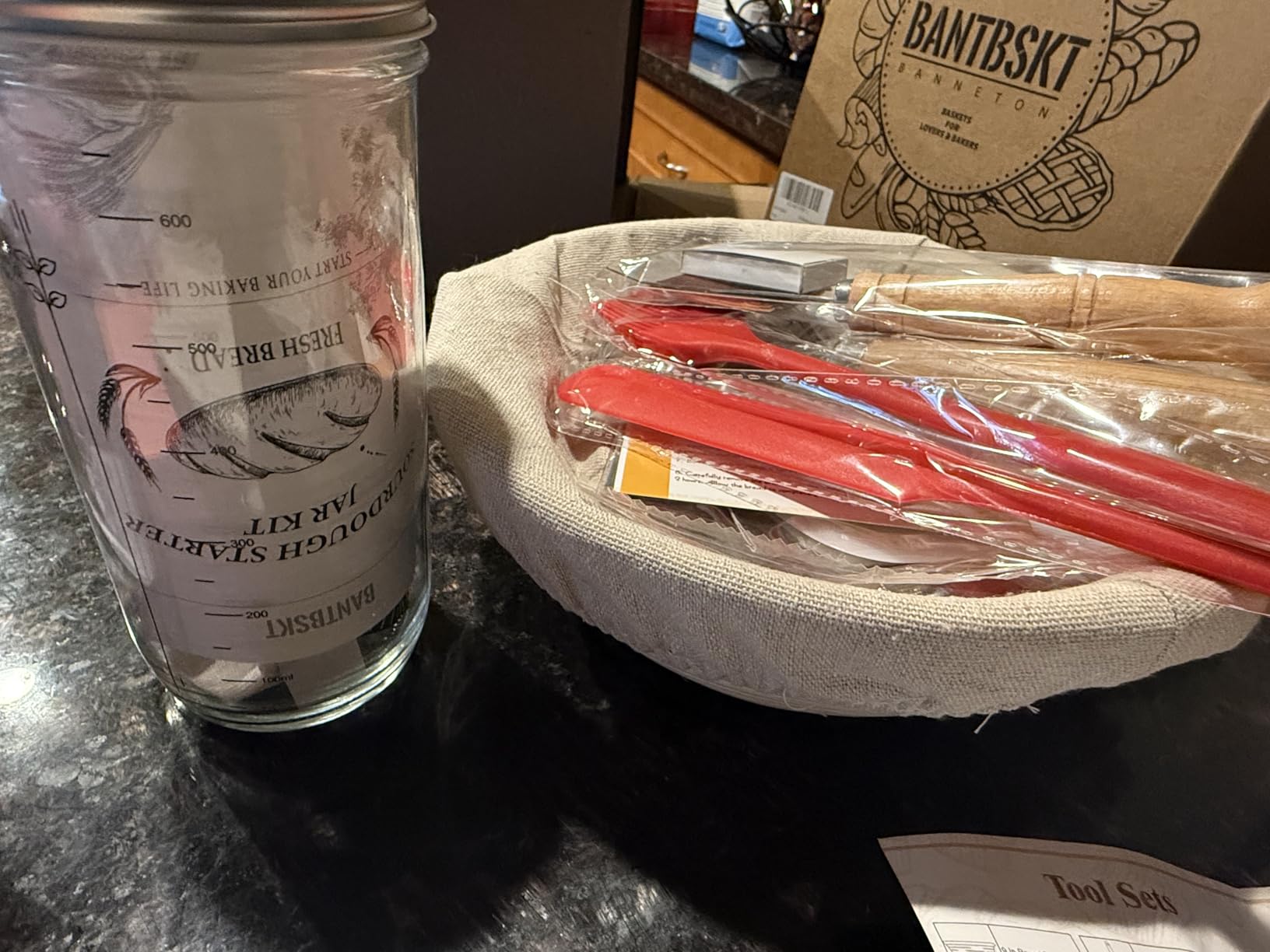 Complete Sourdough Starter Kit, Banneton Bread Proofing Basket customer photo 1