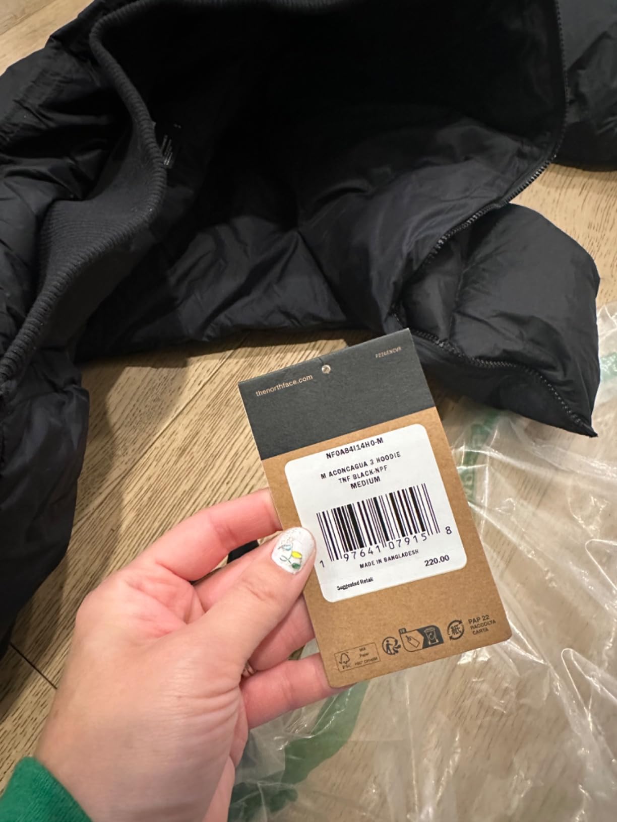 THE NORTH FACE Men's Aconcagua 3 Hooded Jacket | Insulated, Wind & Water Resistant customer photo 1