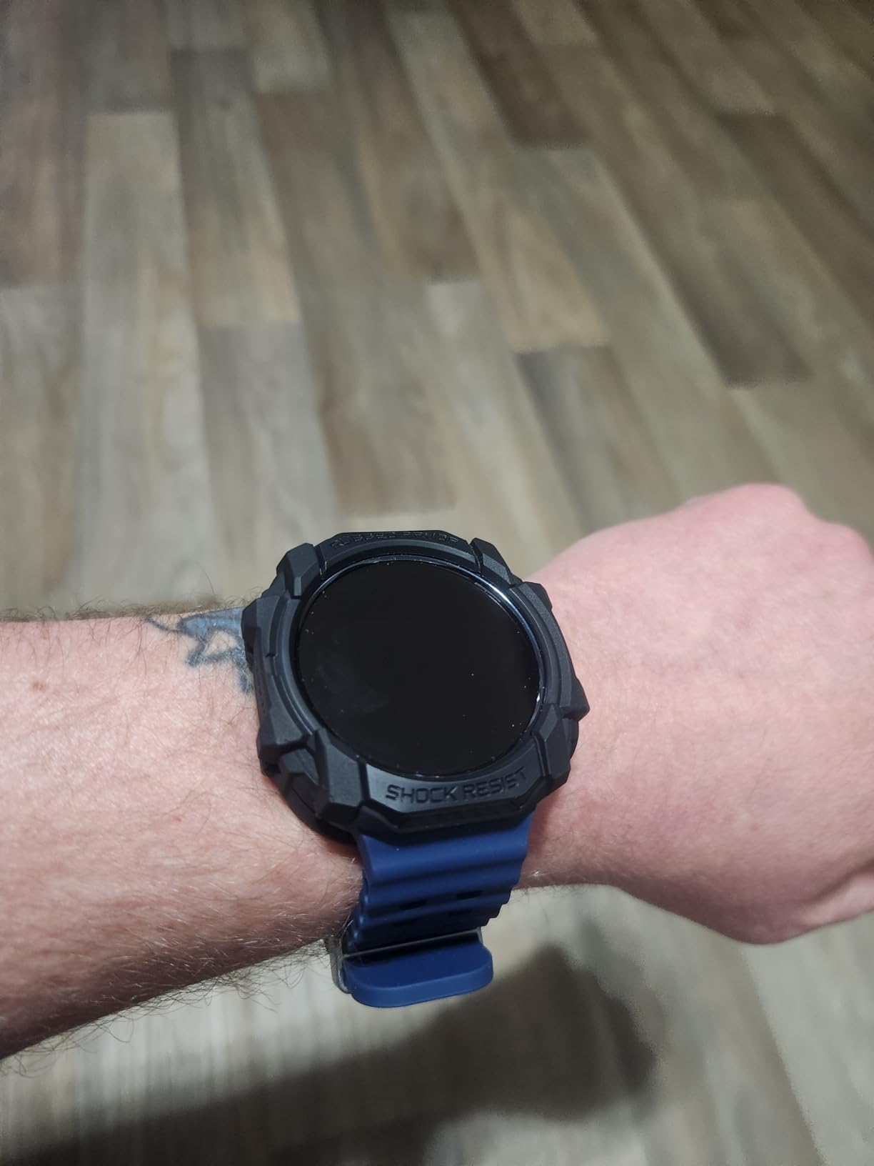 Spigen Rugged Armor for Samsung Galaxy Watch Ultra Case (2025/2024) | Durable Protective Flexible Scratch Resistant Shock Proof TPU Cover - Matte Black customer photo 1