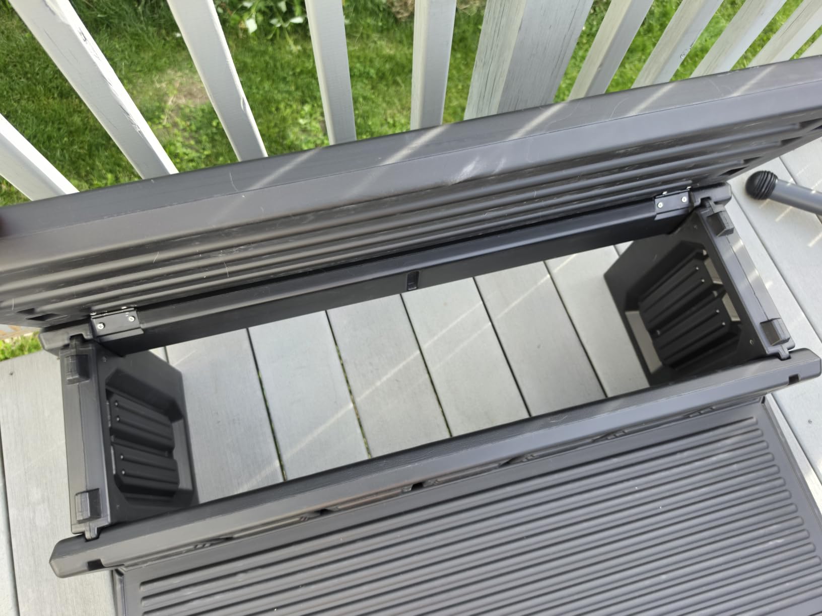 Hot Tub Steps, Outdoor Spa Steps with Storage, Non-Slip & Sturdy Hot Tub Stairs, 36 Inches Long customer photo 2