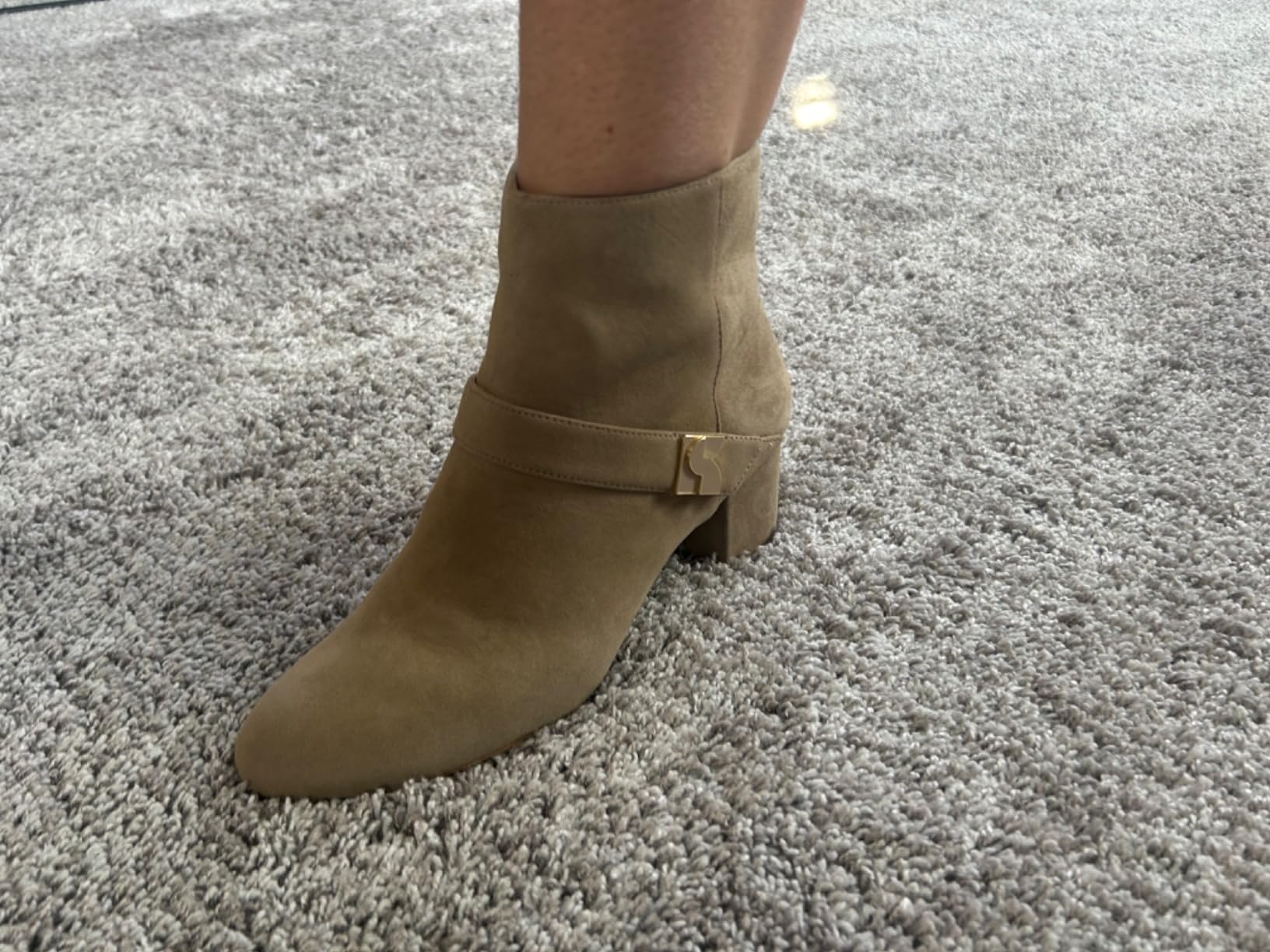 kate spade new york Dakota Zip Up Mid Heeled Bootie customer photo 2