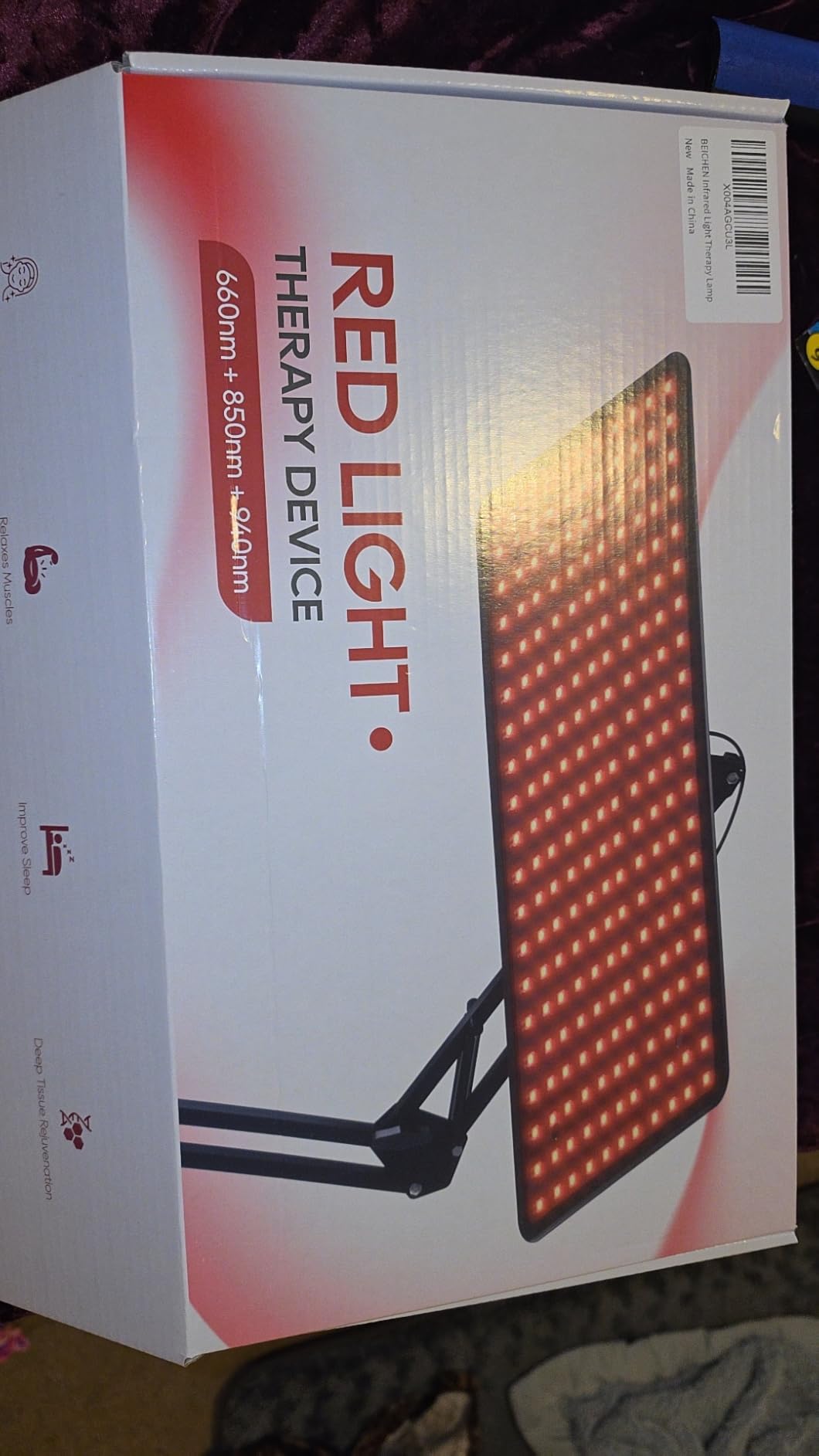 Red Light Therapy for Body and Face, 660nm 850nm 940nm Infrared Redlight customer photo 2