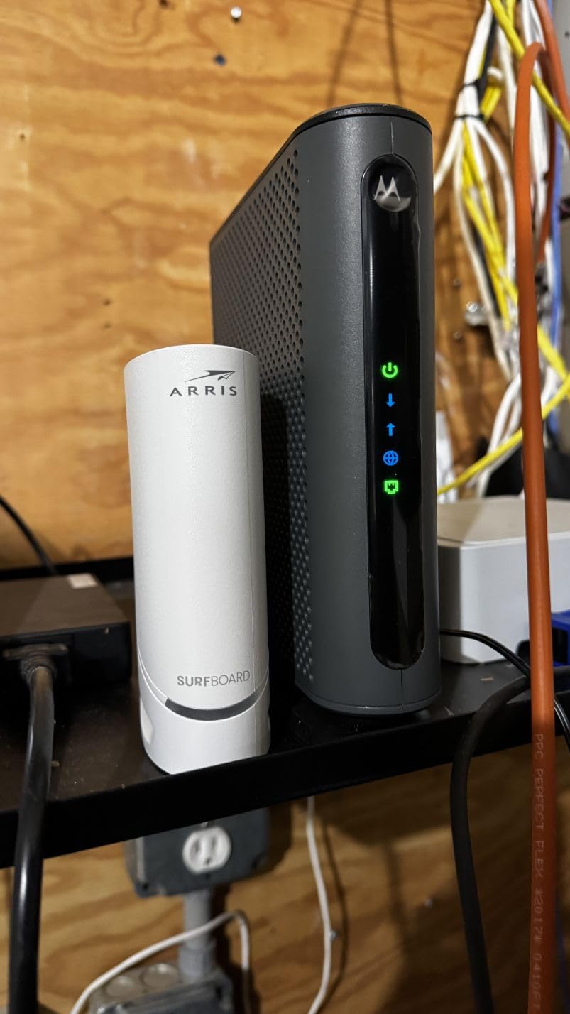 Arris Surfboard S34 DOCSIS 3.1 Multi-Gig Cable Modem | 2.5Gbps + 1Gbps Ethernet Ports | Compatible with Xfinity, Cox, Spectrum | Next Gen Upstream | Modem Only, Router Required customer photo 1