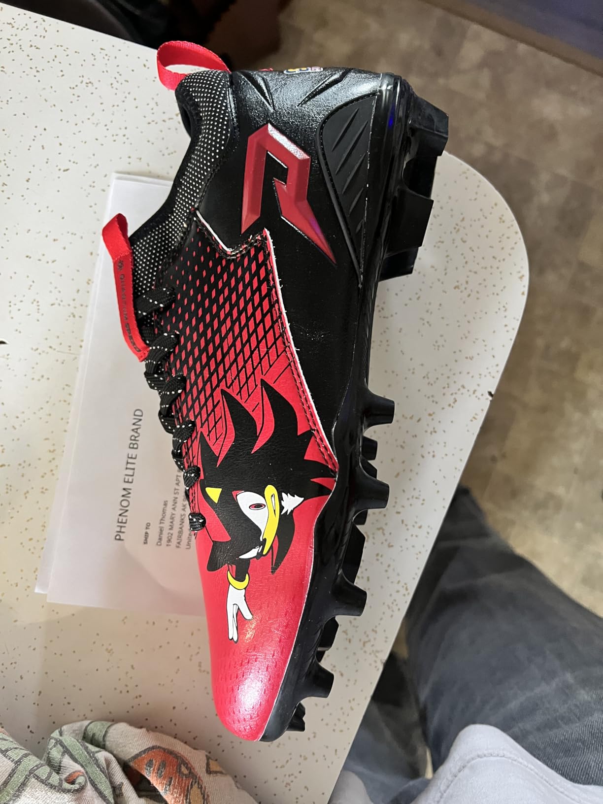 Phenom Elite Quantum Speed 2.0 Football Cleats - Team Color customer photo 2
