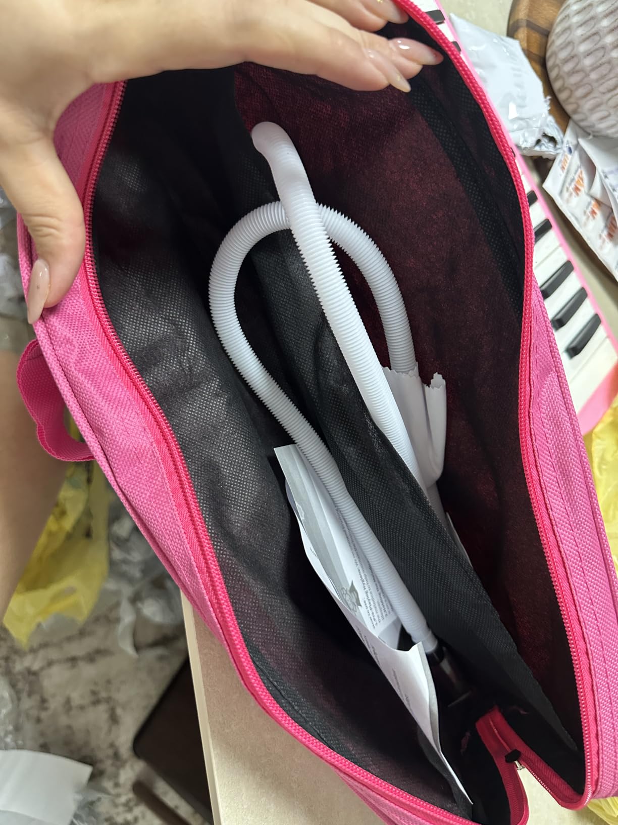 MOSEN 32 Keys Melodica Instrument for Beginners & Adults, Pink customer photo 1