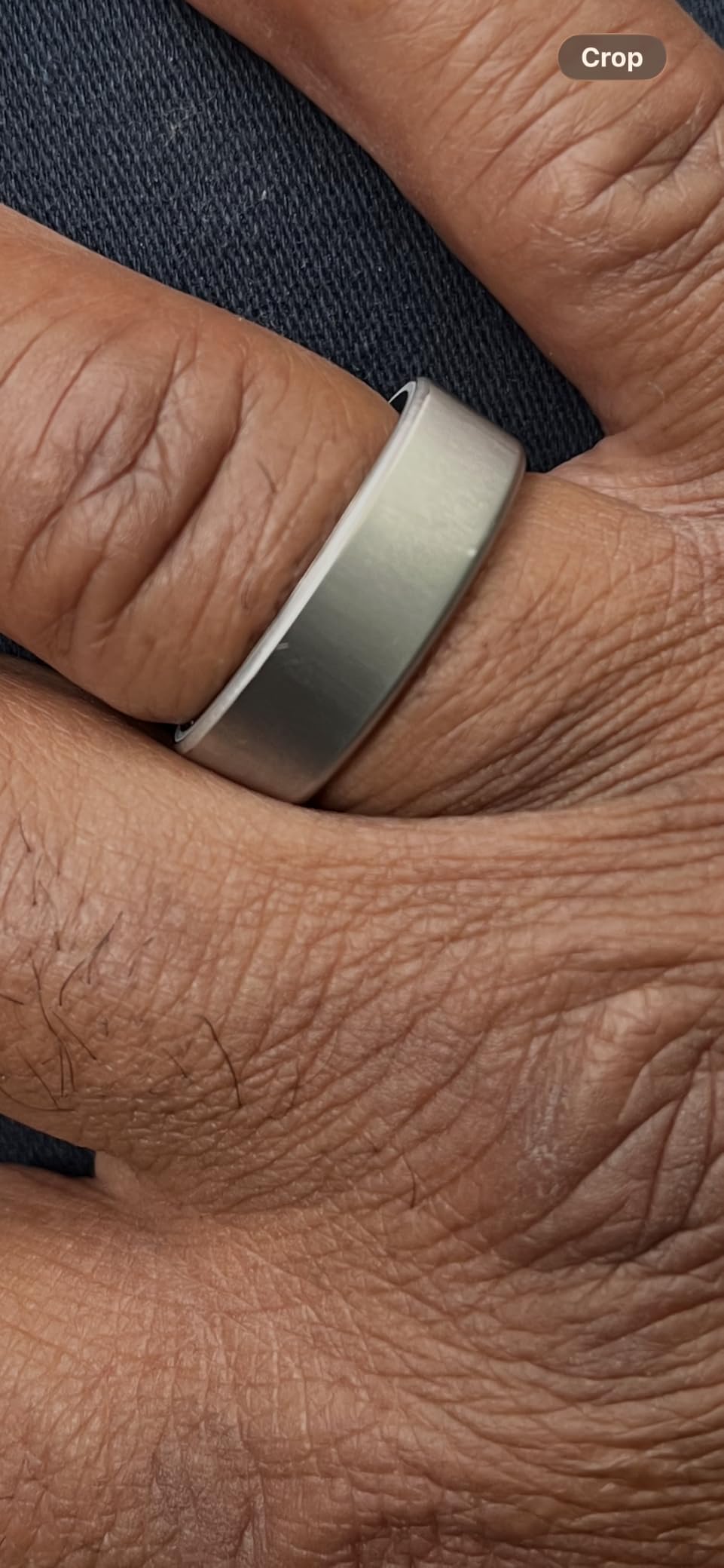 OURA Ring 4 Smart Ring - Silver - Size 8 customer photo 1