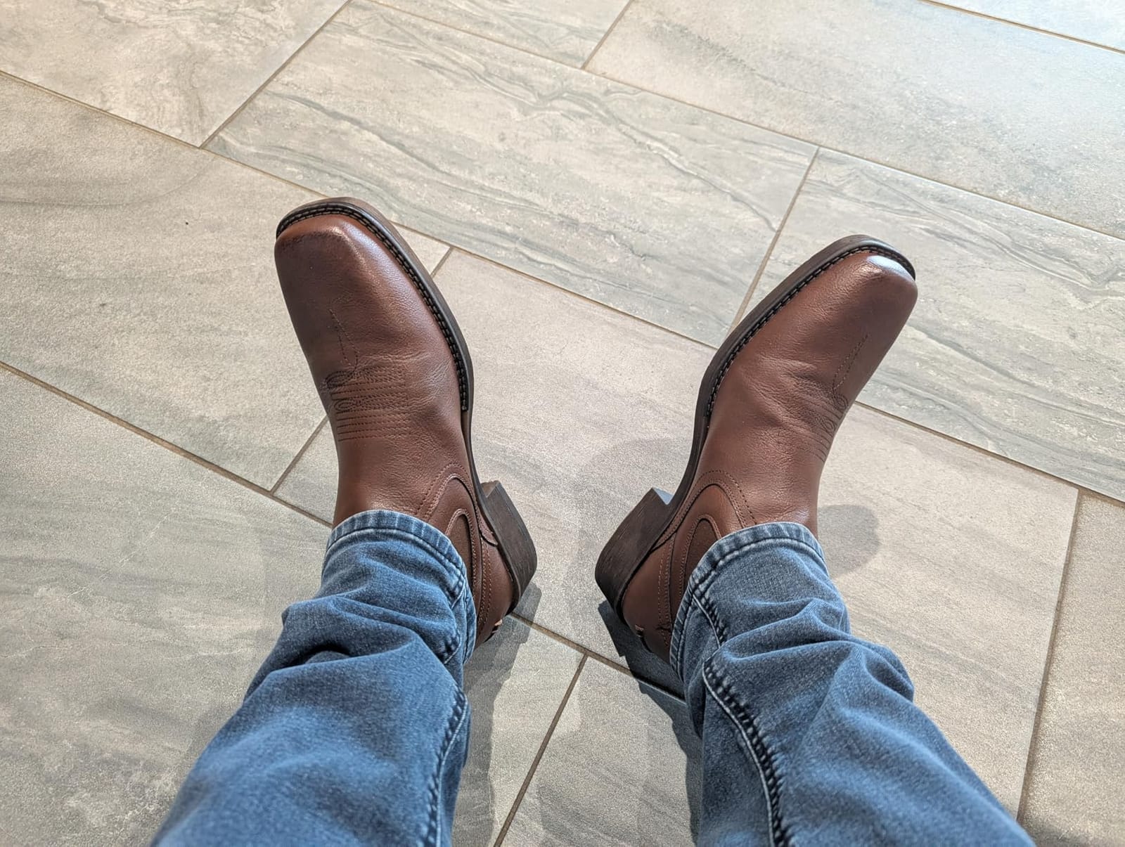 Jousen Mens Chelsea Boots Casual Slip On Boots for Men customer photo 1