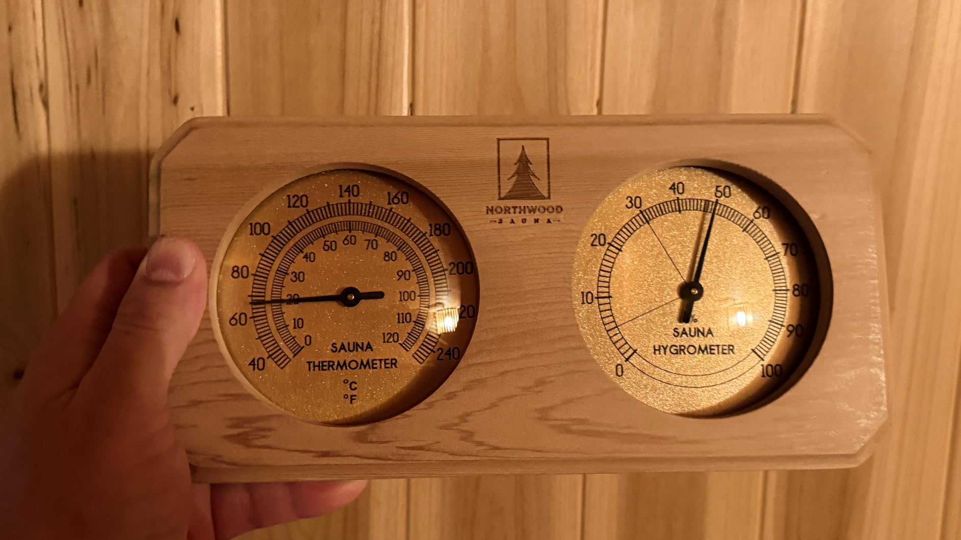 Northwood Sauna - Sauna Accessories Kit - Handmade from Canadian Red Cedar Wood - Core Set (Bucket & Ladle, Thermometer & Hygrometer, Sand Timer, Aromatherapy Cup) customer photo 1