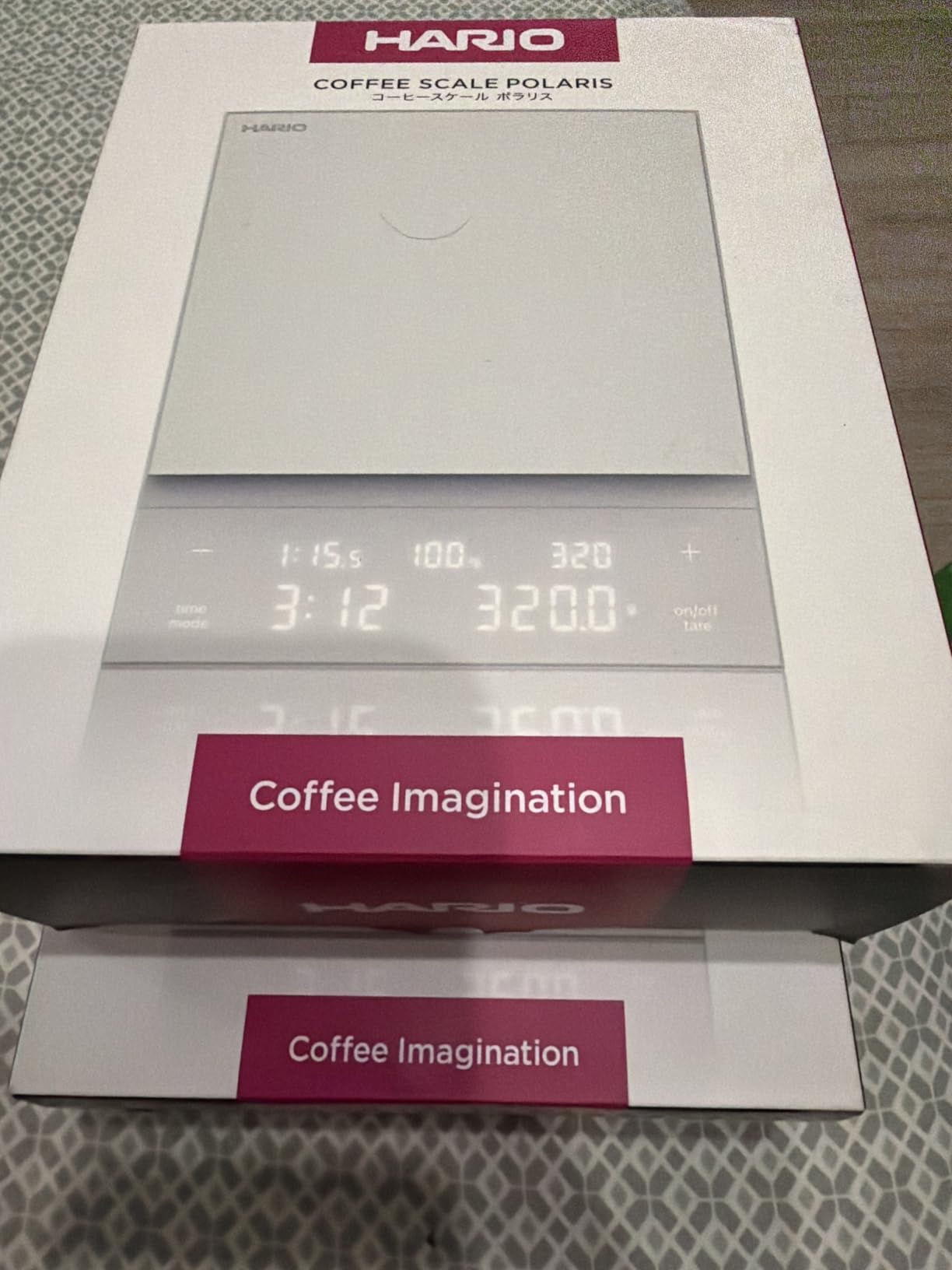 HARIO CST-2000-W Polaris White Scale Scale Coffee Scale Coffee Gift Gift customer photo 2