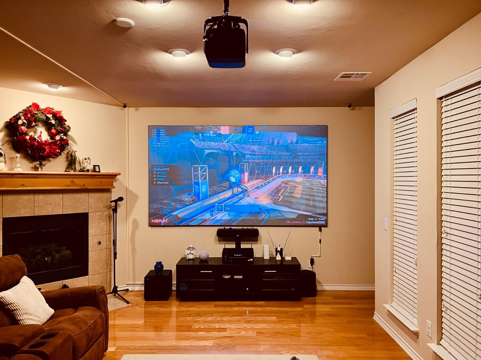 JMGO N1S Ultimate Triple Laser 4K Projector, 3300 ISO Lumens, Google TV customer photo 1