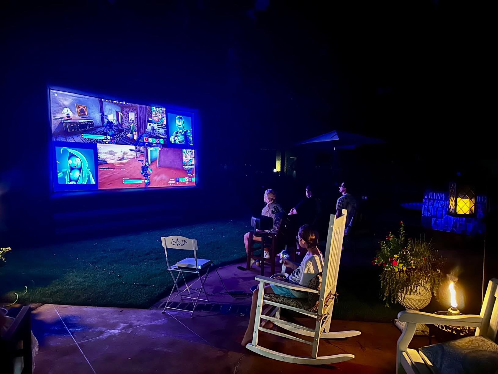 JMGO N1S Ultimate Triple Laser 4K Projector, 3300 ISO Lumens, Google TV customer photo 2