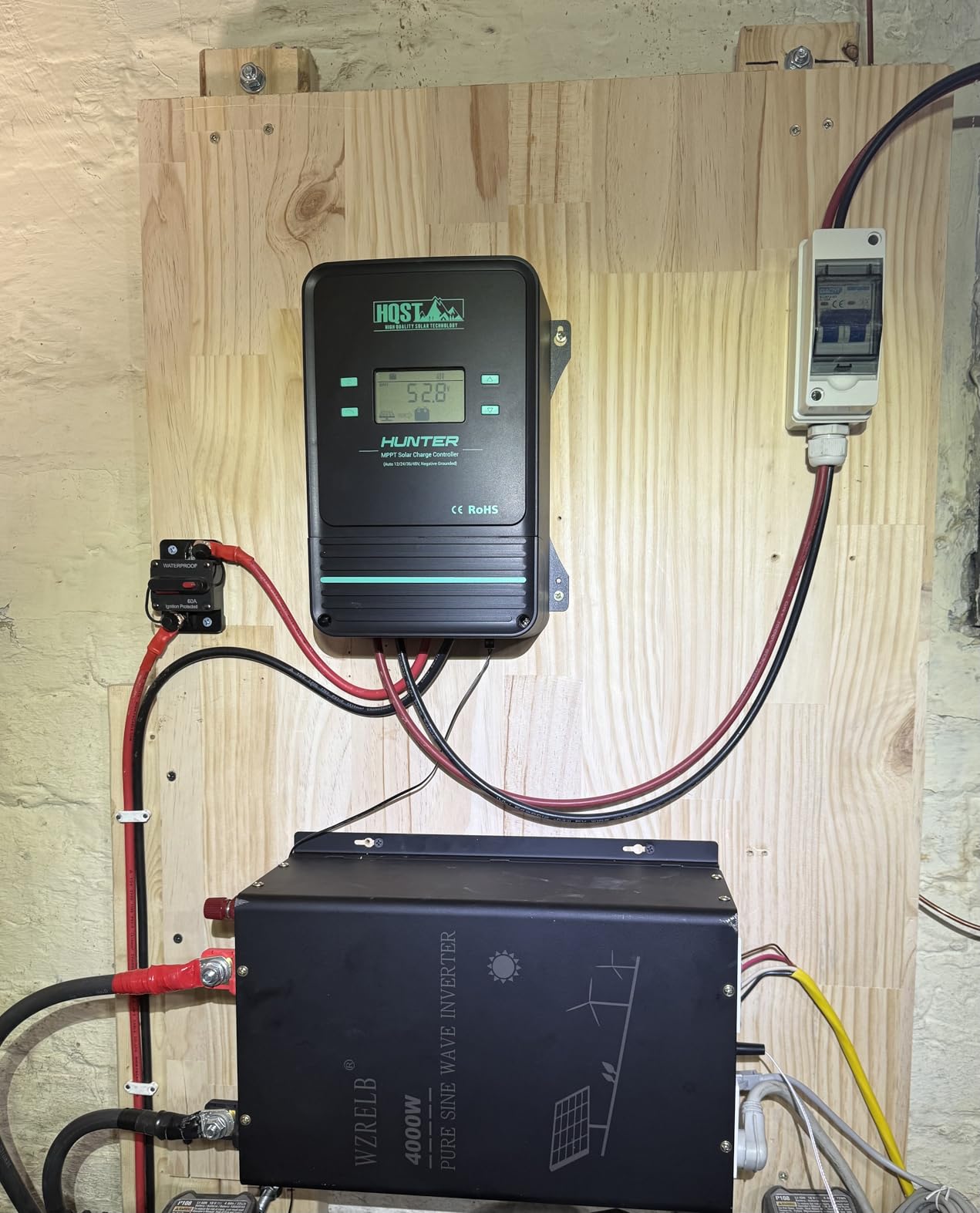 HQST 80A MPPT Charge Controller, 12V/24V/36V/48V Auto, with Bluetooth & LCD customer photo 1