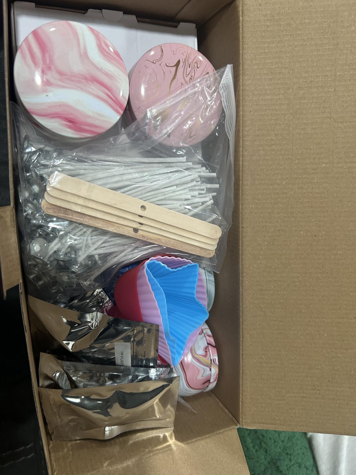 Candle Making Kits for Adults, Candle Making Supplies Accessory for Beginner, DIY Scented Candle with Beeswax, Essential Oil, Wicks, Wax Melting Pot, Moulds, Candle Jars, Dye, Make Your Own Candle customer photo 2