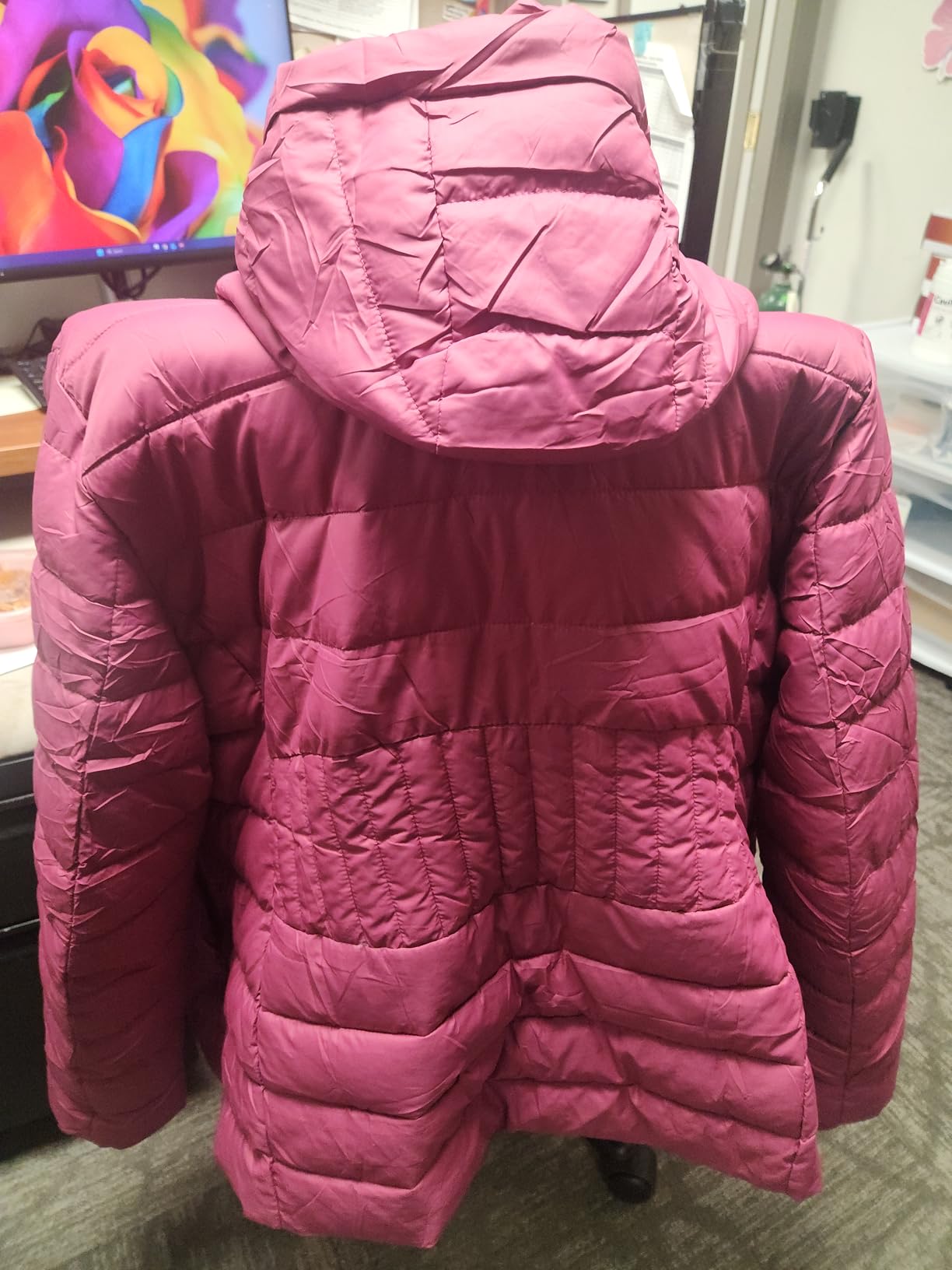 TDYPCI Women's Lightweight Waterproof Puffer Jacket Warm For Cold Winter customer photo 2