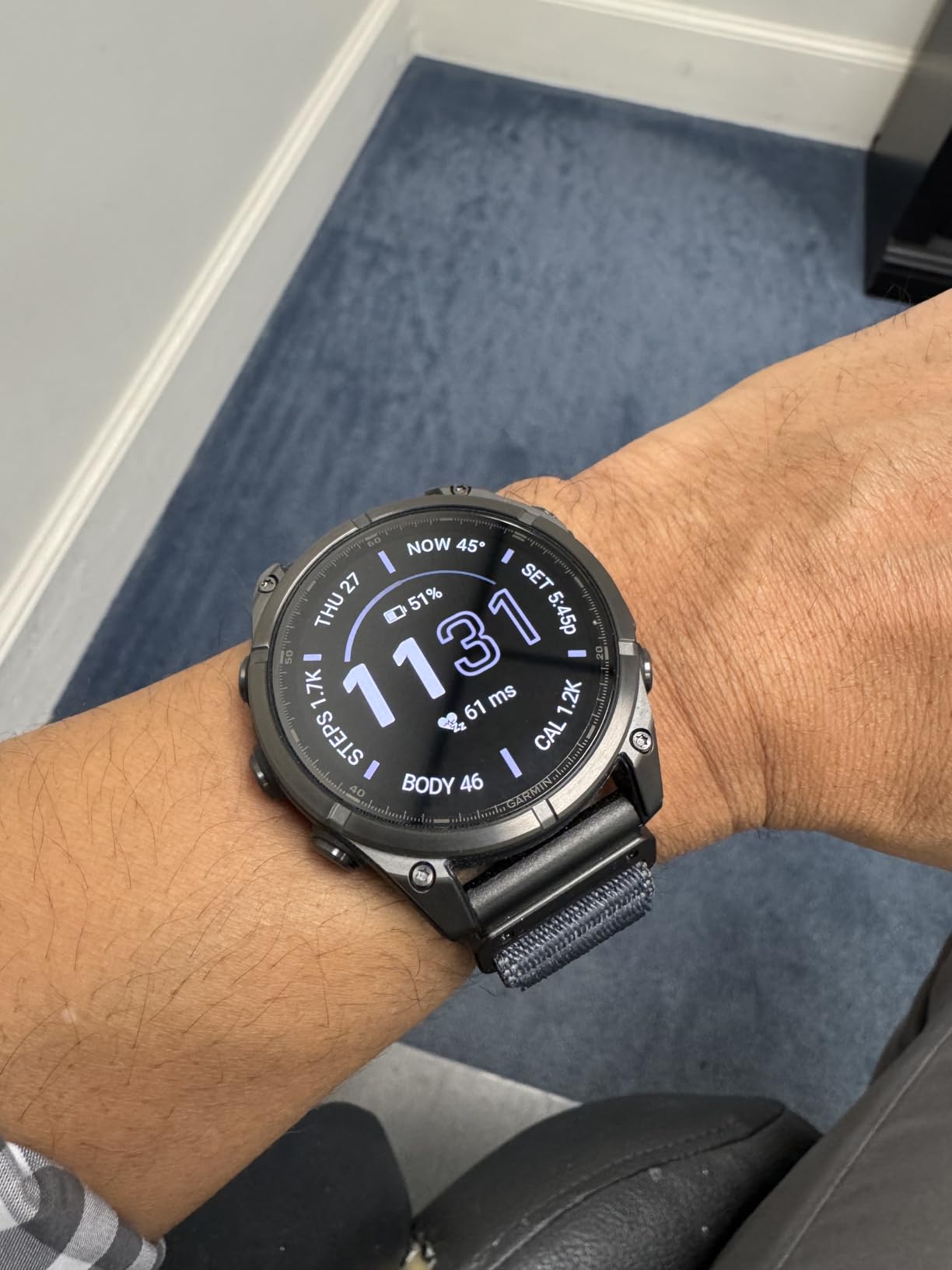 Garmin fēnix® 8, Sapphire, 47mm, DLC Titanium, Black/Pebble Gray | Premium Multisport Smartwatch, AMOLED Display, GPS, Built-In Flashlight, Dive-Rated, Built-In Speakers & Mic customer photo 1
