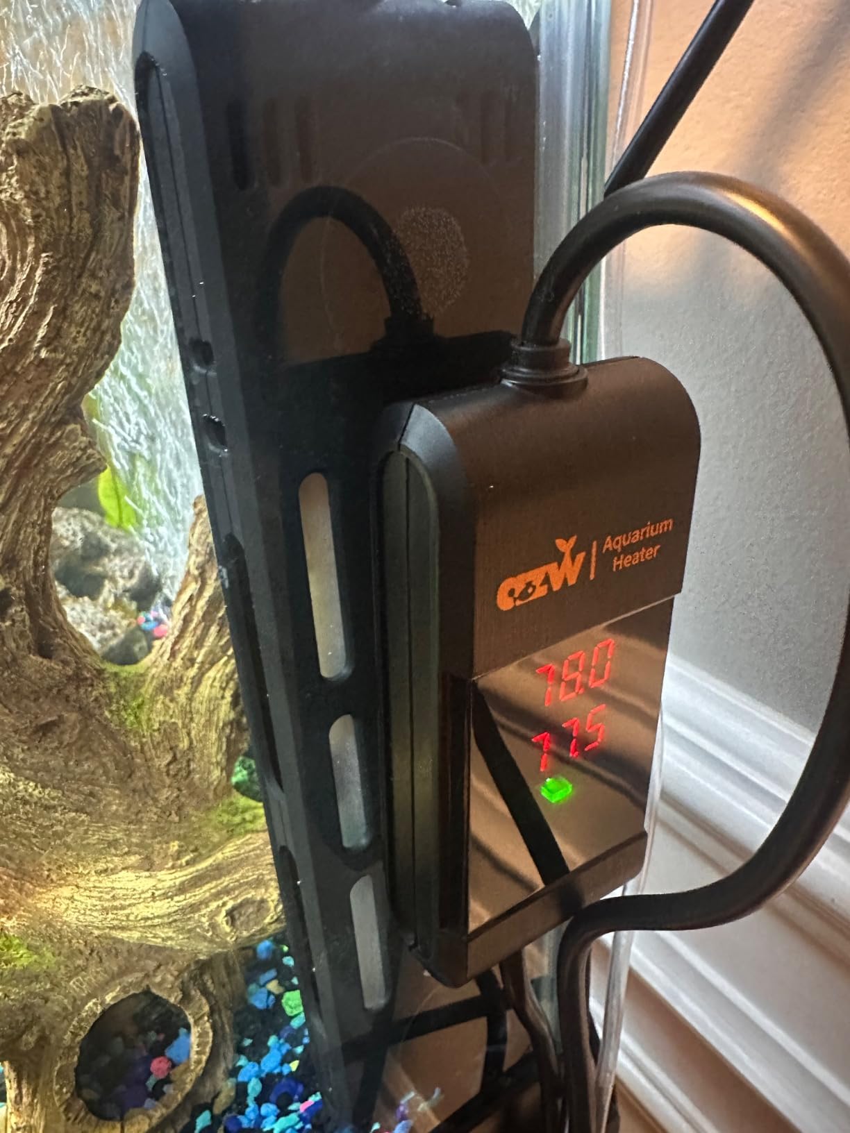 azw 800W Aquarium Heater for 110‑250 Gal, Triple Auto‑Shutoff Safety customer photo 2
