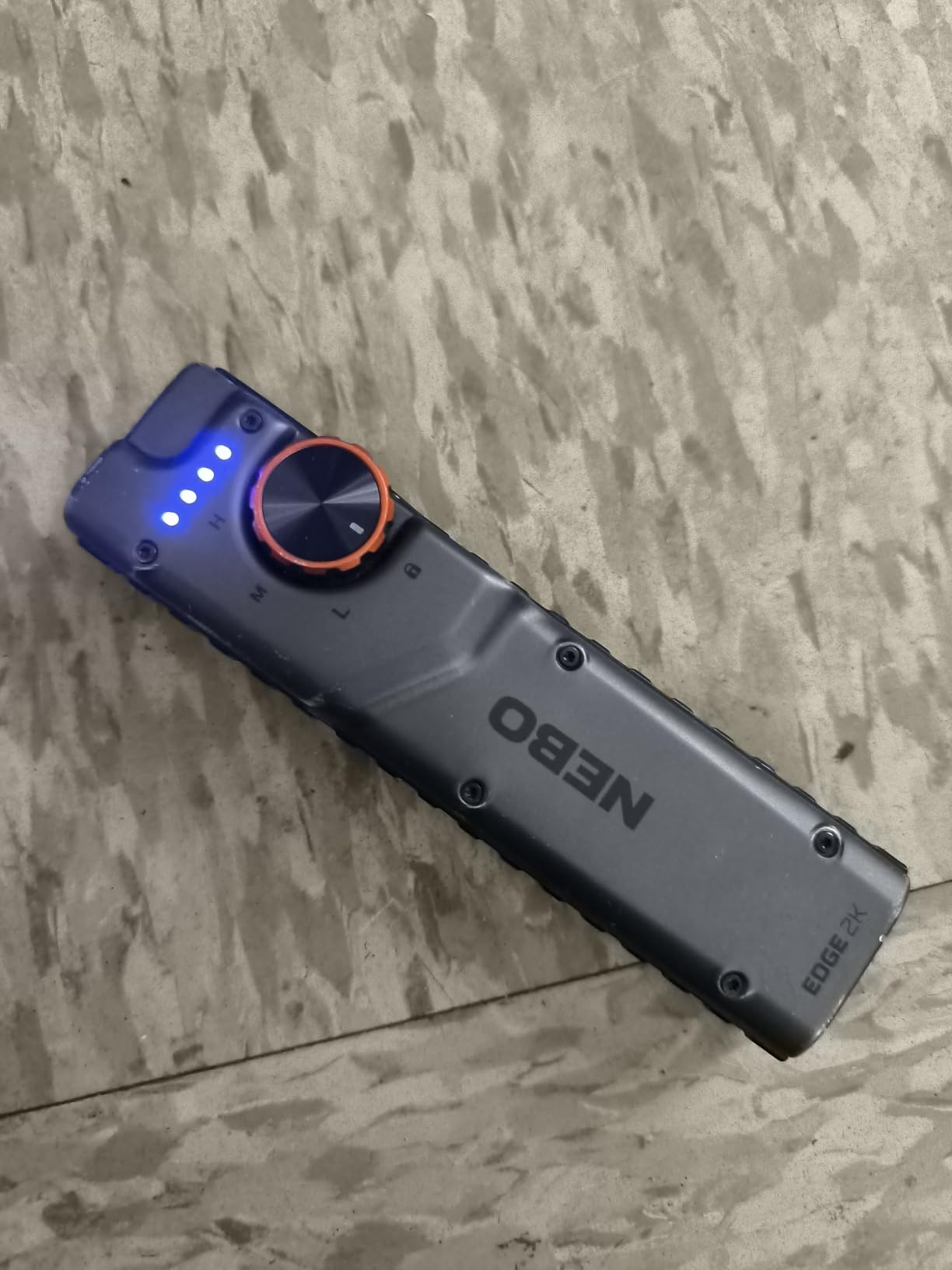 NEBO Edge 2K Pocket Light | 2000 Lumens, 5 Light Modes, Tactical LED Flashlight with Powerful Defensive Strobe, Rechargeable Design for EDC, Water & Impact Resistant, Includes USB Charging Cable customer photo 2