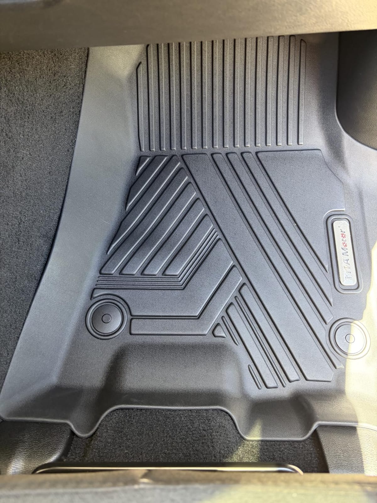 YITAMOTOR Floor Mats Fit for 2013-2018 Dodge Ram 1500/2500/3500 Crew Cab, 2019-2024 Ram 1500 Classic Crew Cab 1st & 2nd Row All Weather Heavy Duty Floor Liners Black customer photo 2
