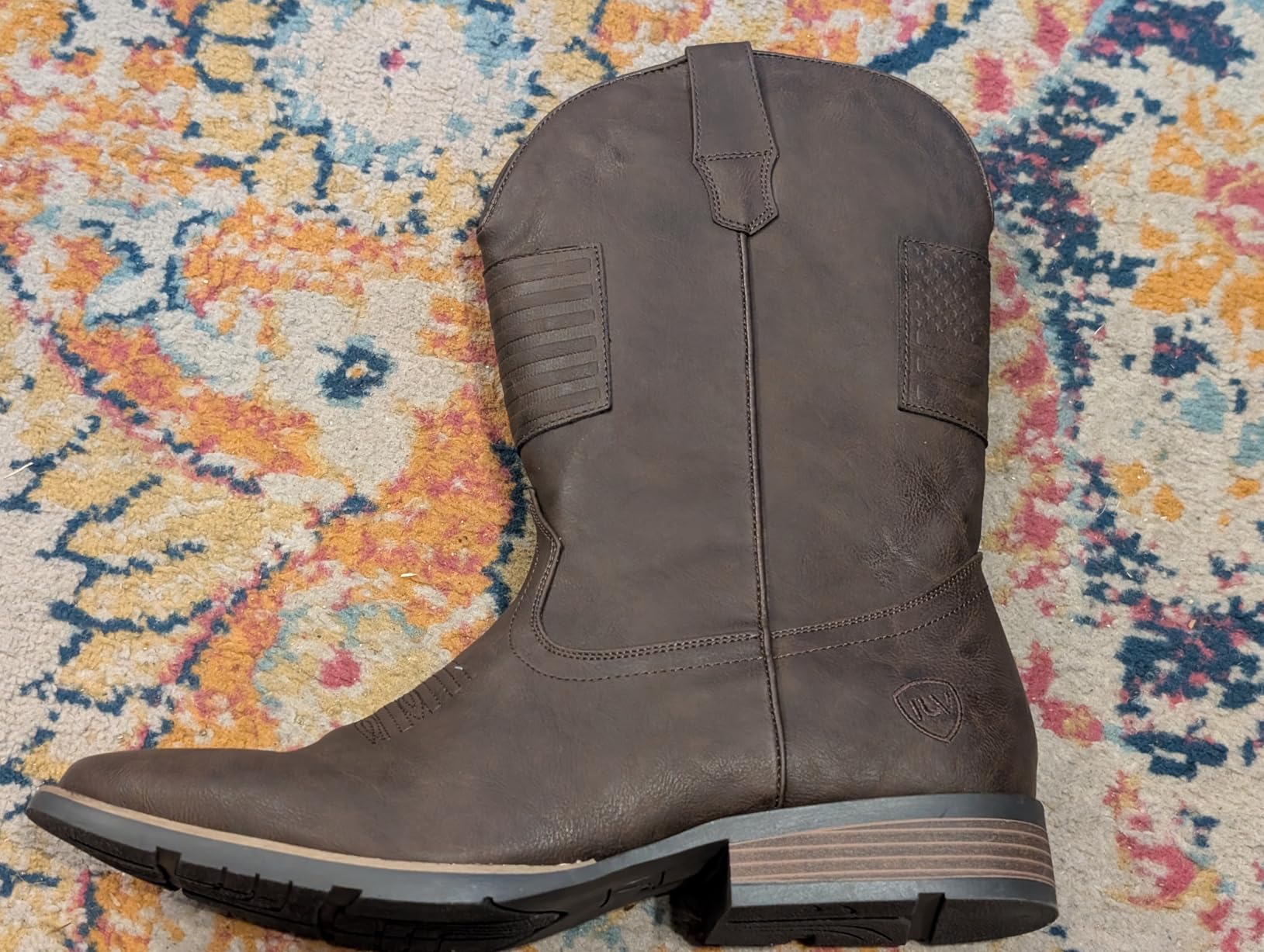 IUV Cowboy Boots For Men Wide Western Boot customer photo 1