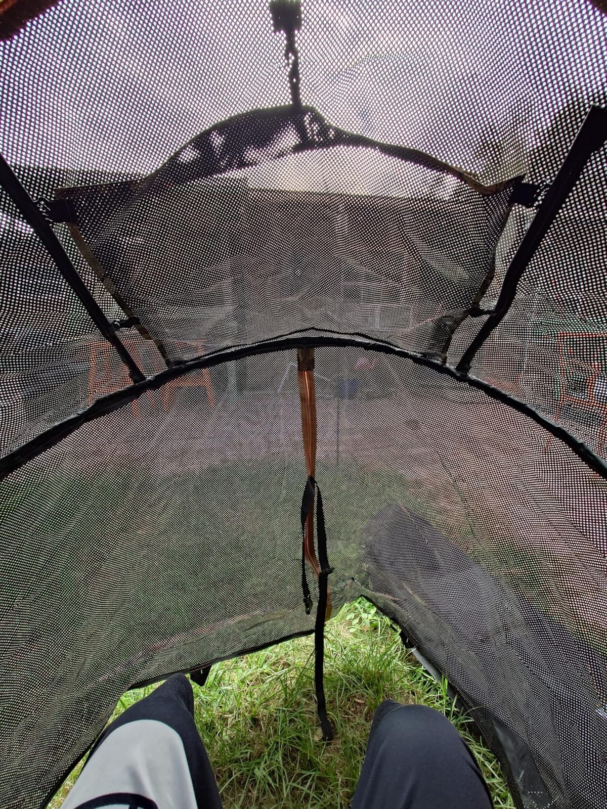 Lenotos Pop-Up Hunting Ground Blind with 270° See Through, Lightweight 1-2 Person Hunting Blind with Carrying Bag, 4-Panel Spring Steel, for Deer, Turkey Duck Hunting, Bow Hunting customer photo 2