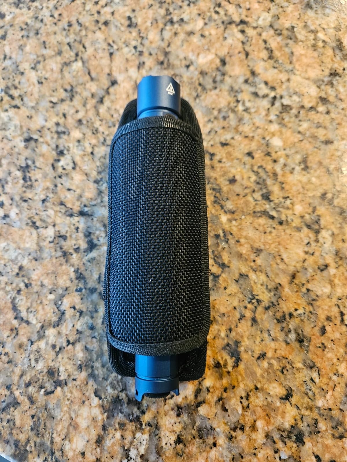 ACEBEAM TAC 2AA EDC Tactical Dual Modes Flashlight, 1400 High Lumens Light | Dual Switch Pocket LED Flashlight, IP68 Super Bright Small Flash Light for Emergency, Camping, Home, Outdoor (SFT-25R HI) customer photo 2
