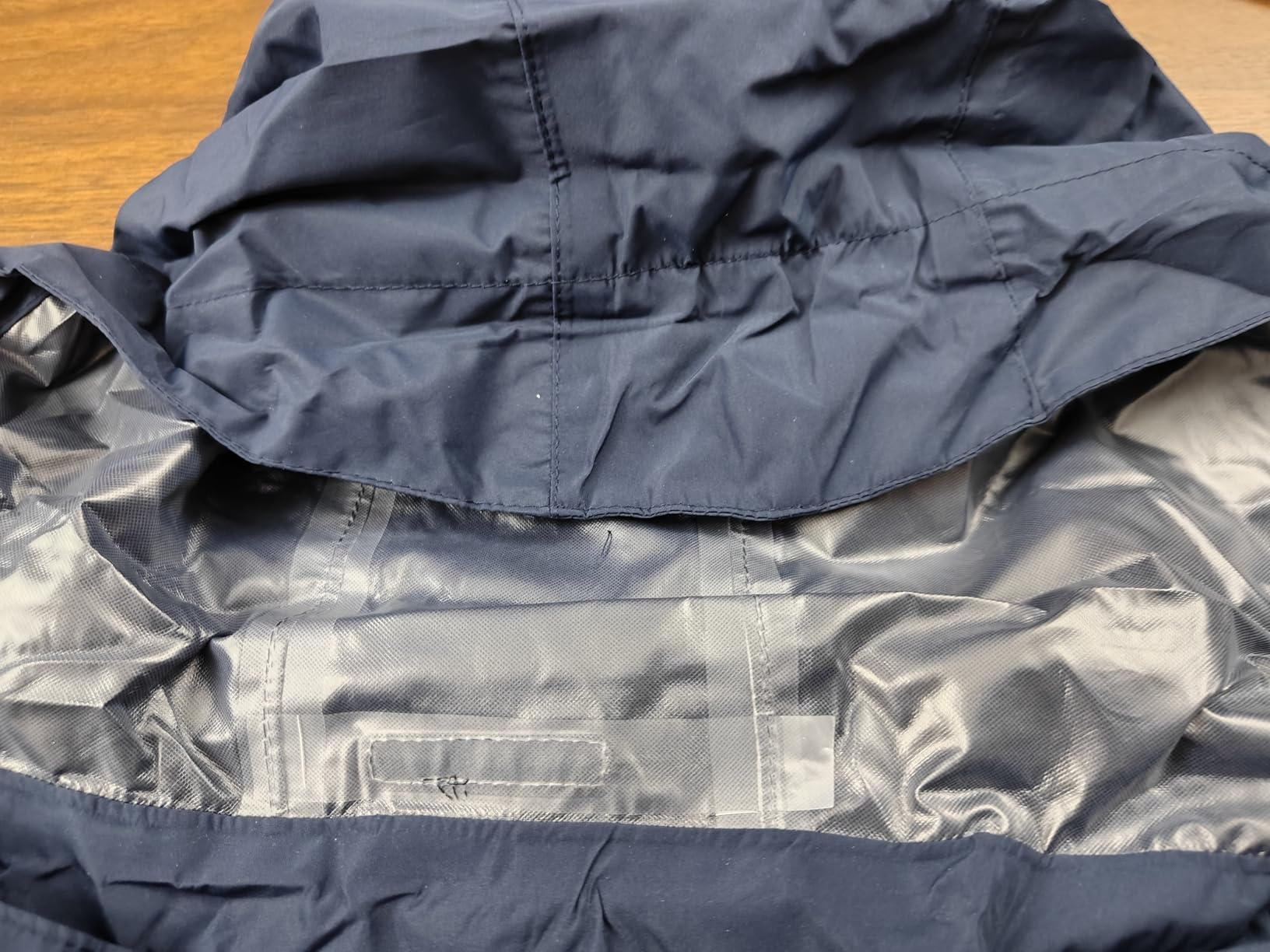 33,000ft Men's Waterproof Rain Jacket Packable Lightweight Hood Rain Shell customer photo 2