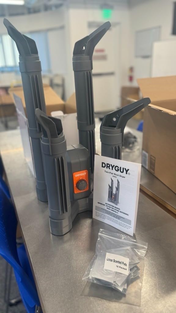 DryGuy Two-Pair Boot Dryer with Convection and Forced Air Drying, Compact Odor Control Design customer photo 2