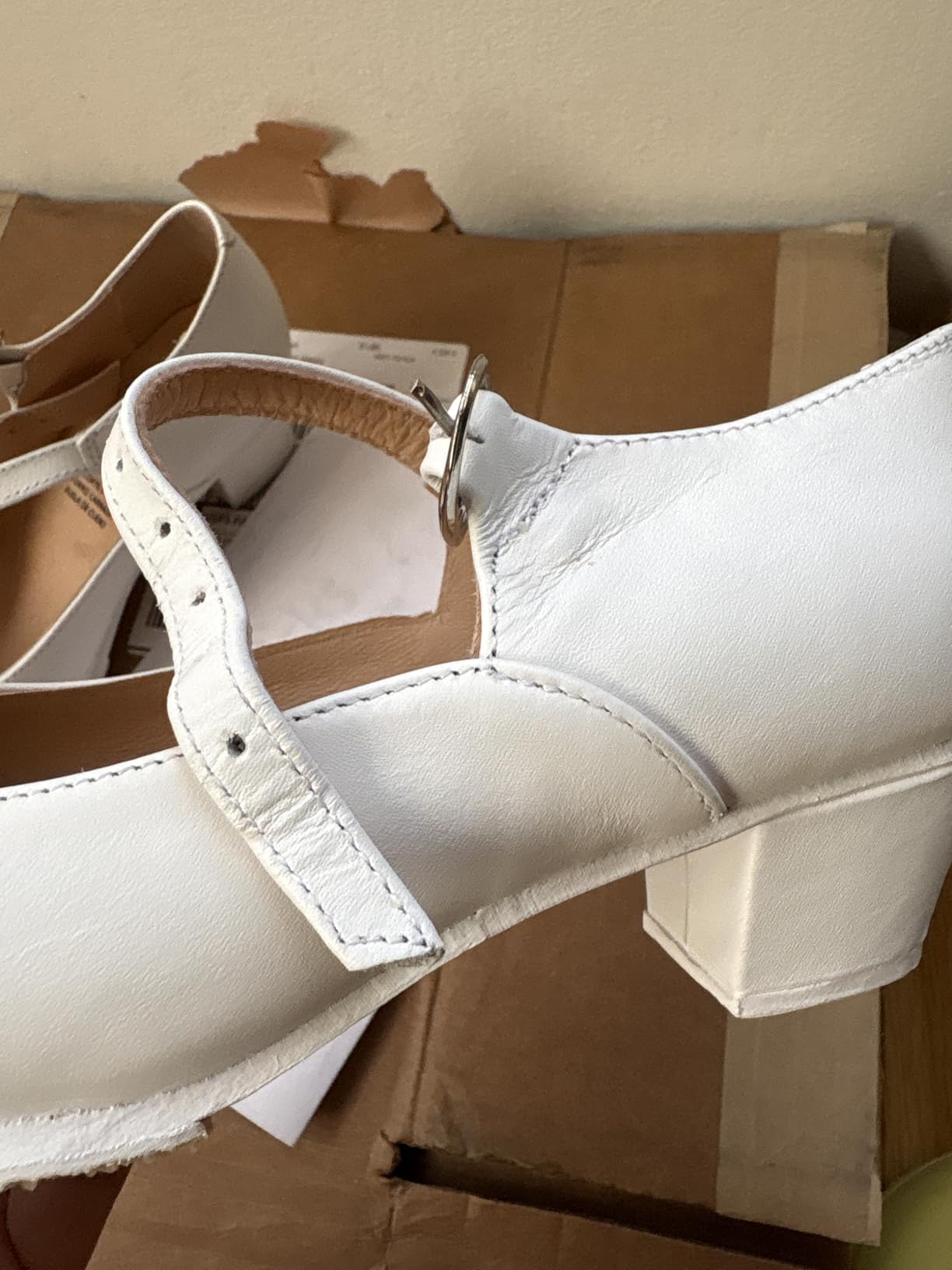 MANZANO 470 Women's Folklorico Dance Shoes with Nails, Leather, 5cm Heel customer photo 2