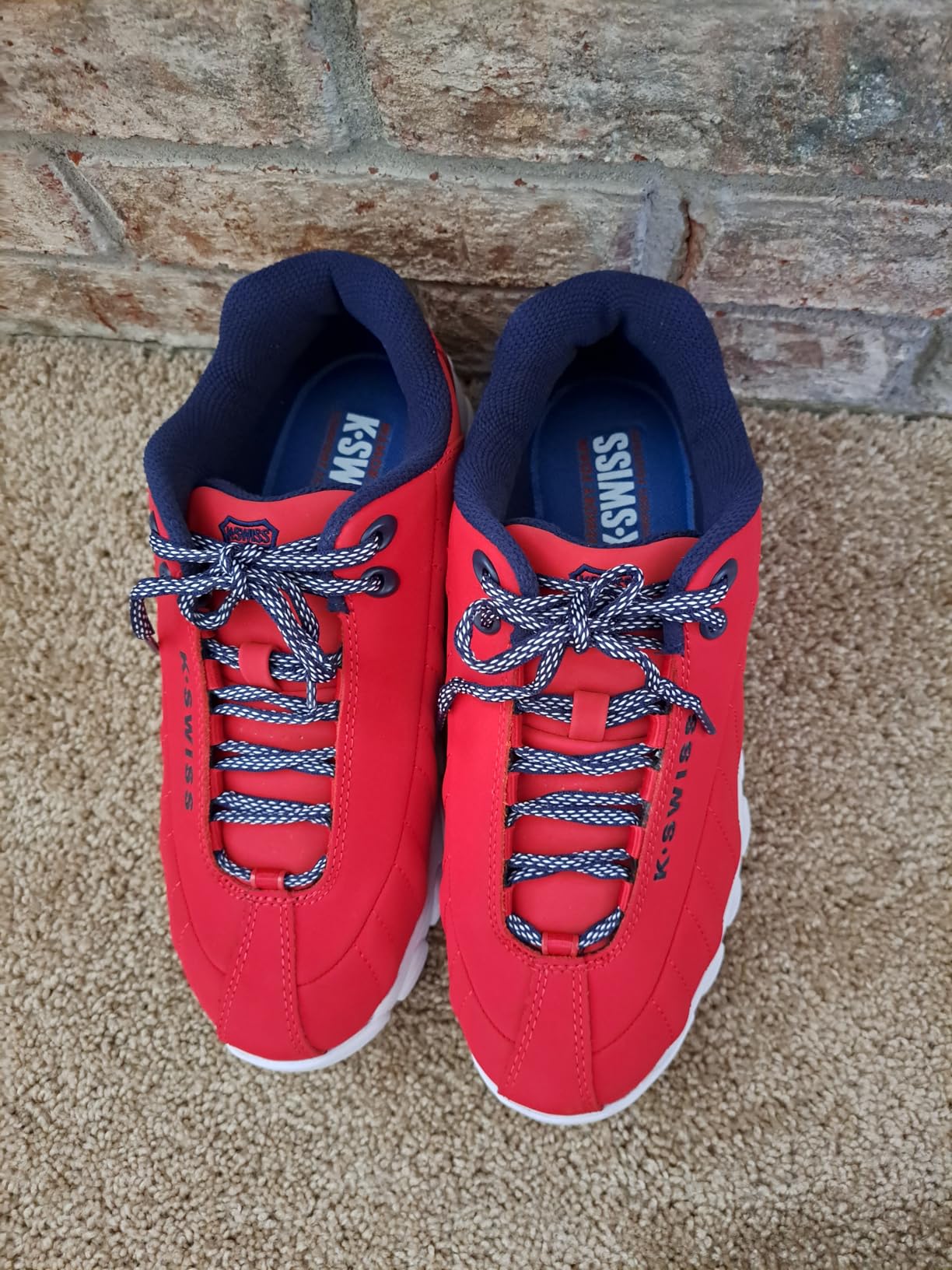 K-Swiss Men's ST329 CMF Sneaker, Wide Tennis Walking Shoes Leather Upper customer photo 2