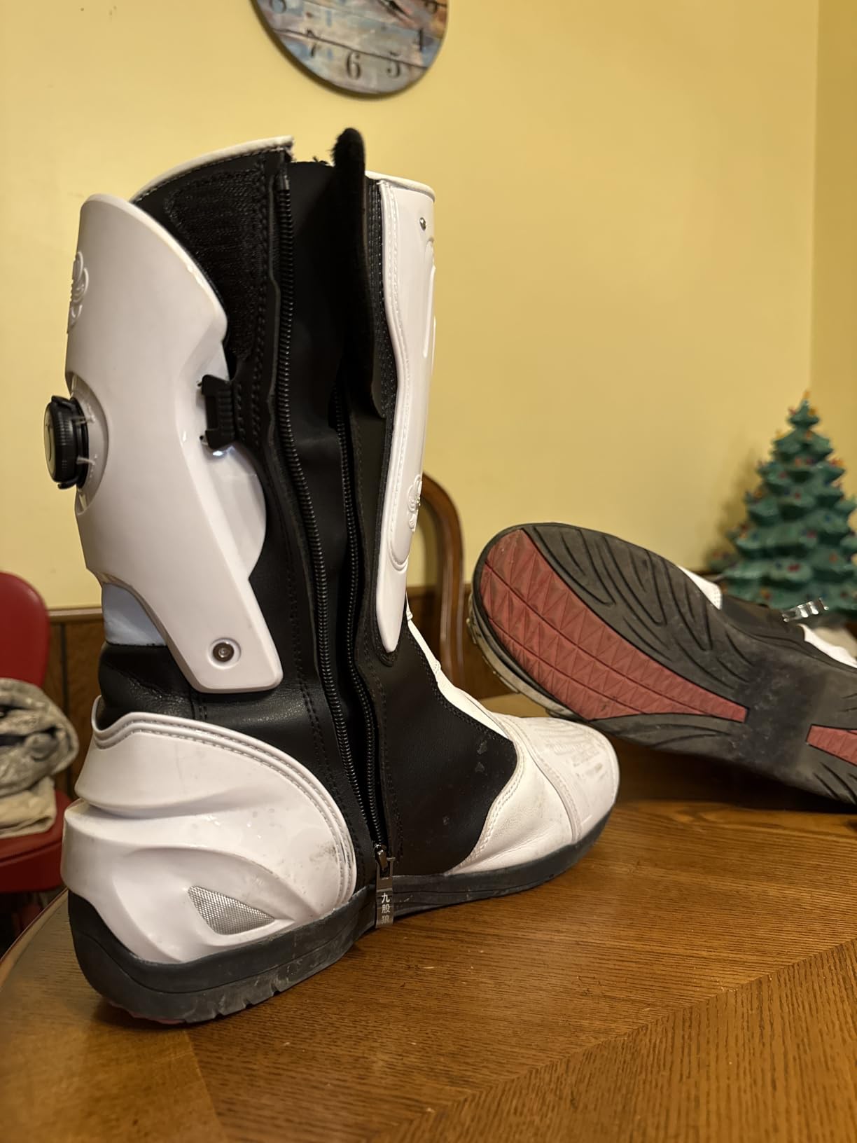 Zeozoom Motorcycle Riding Boots Motorcycle Leather Boots for Women and Men Protection Anti Slip Racing Sports customer photo 2