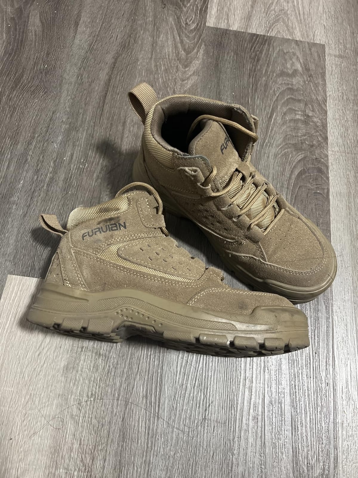 Furuian Steel Toe Boots for Men Women Lightweight Work Boots Pioneer Series customer photo 1