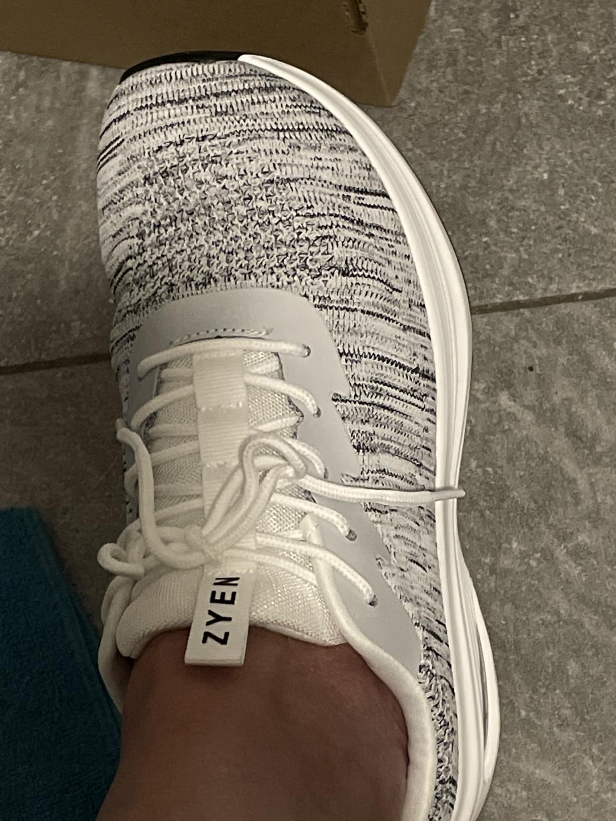 Wide Toe Box Shoes Women Extra Wide Width Sneakers Air Cushion Road Running Shoes Ultra Light Tennis Gym Workout Training Shoes Breathable Walking Shoes with Arch Support customer photo 2