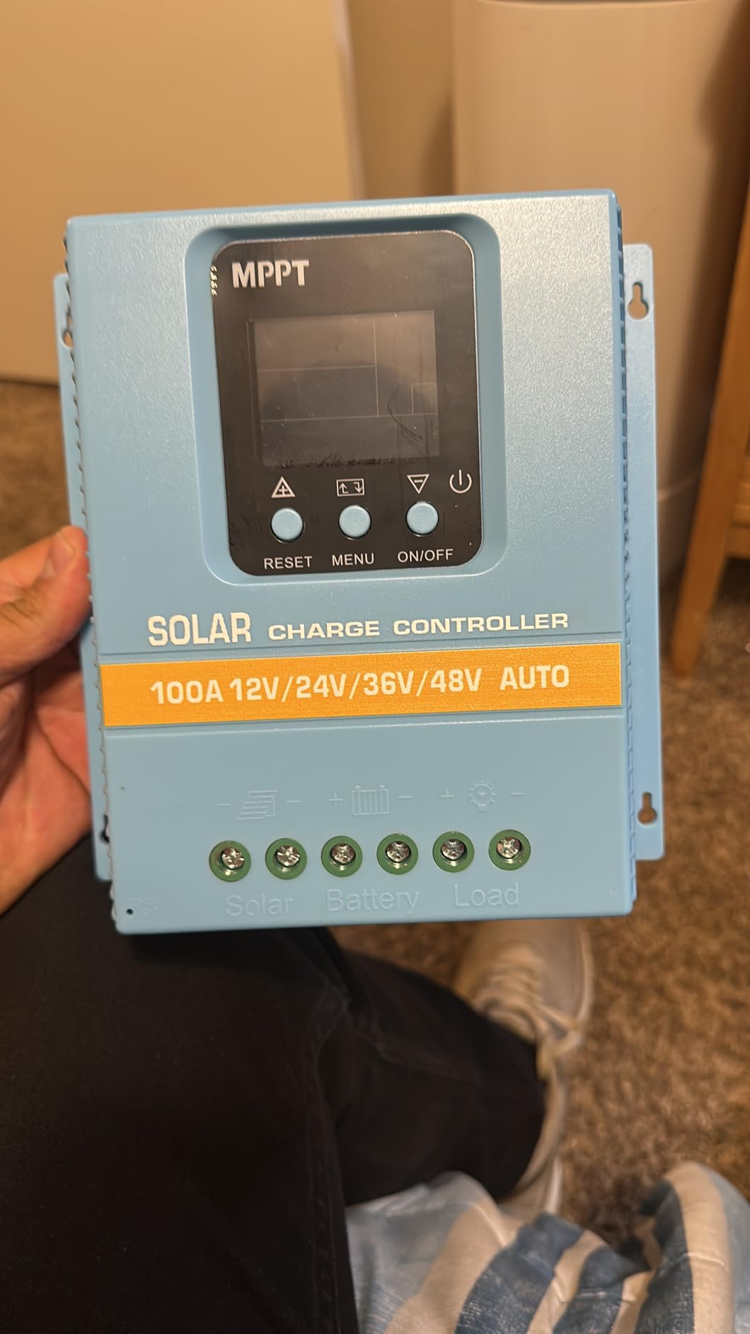 Upgraded 100A MPPT Solar Charge Controller 12V 24V 36V 48V LCD Display Battery Intelligent Regulator Max 100V Input Dual USB for Lead-Acid/Lithium customer photo 2