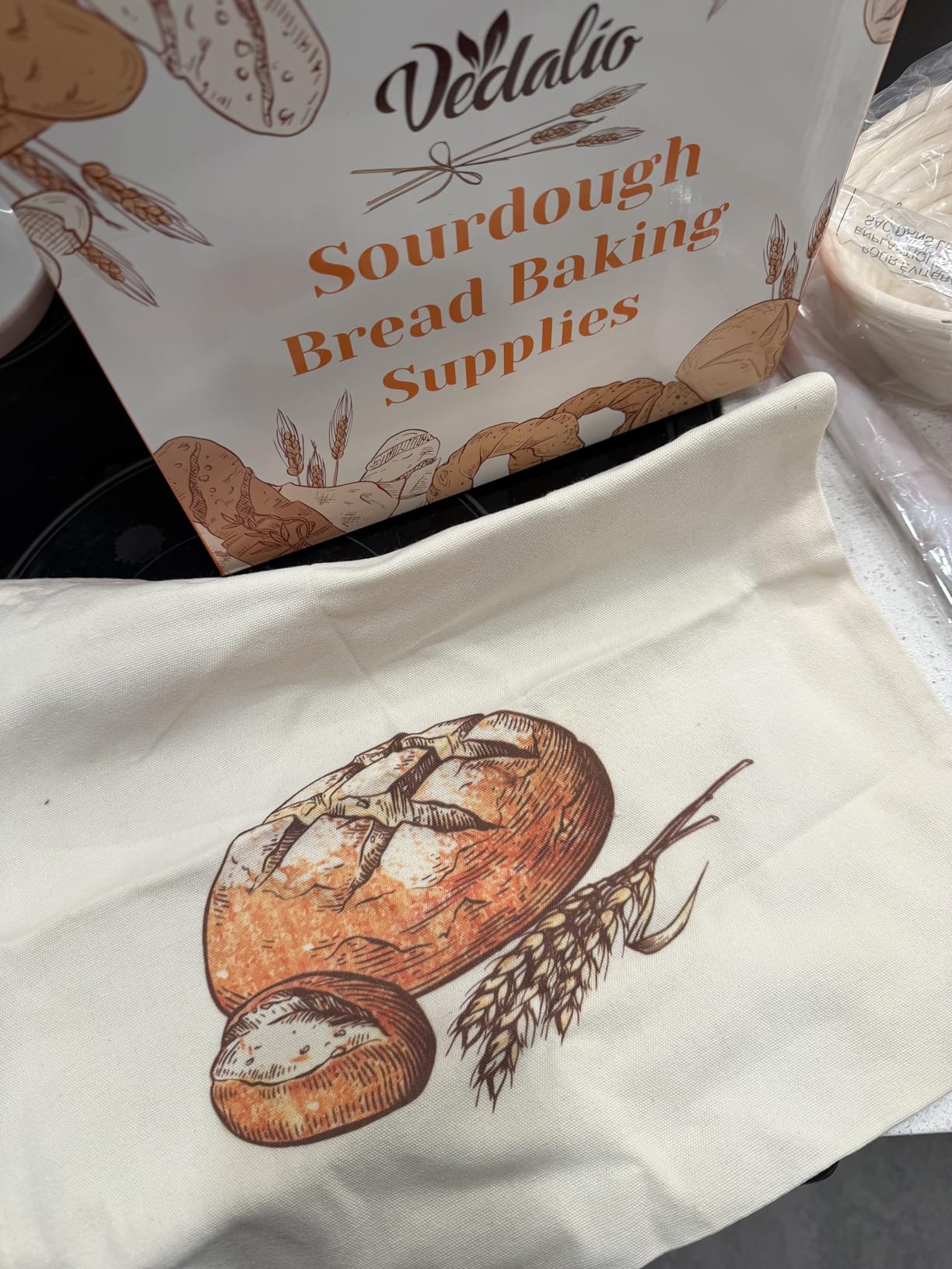 Sourdough Starter Kit with Bread Proofing Baskets, Jars, Baking Essentials customer photo 1