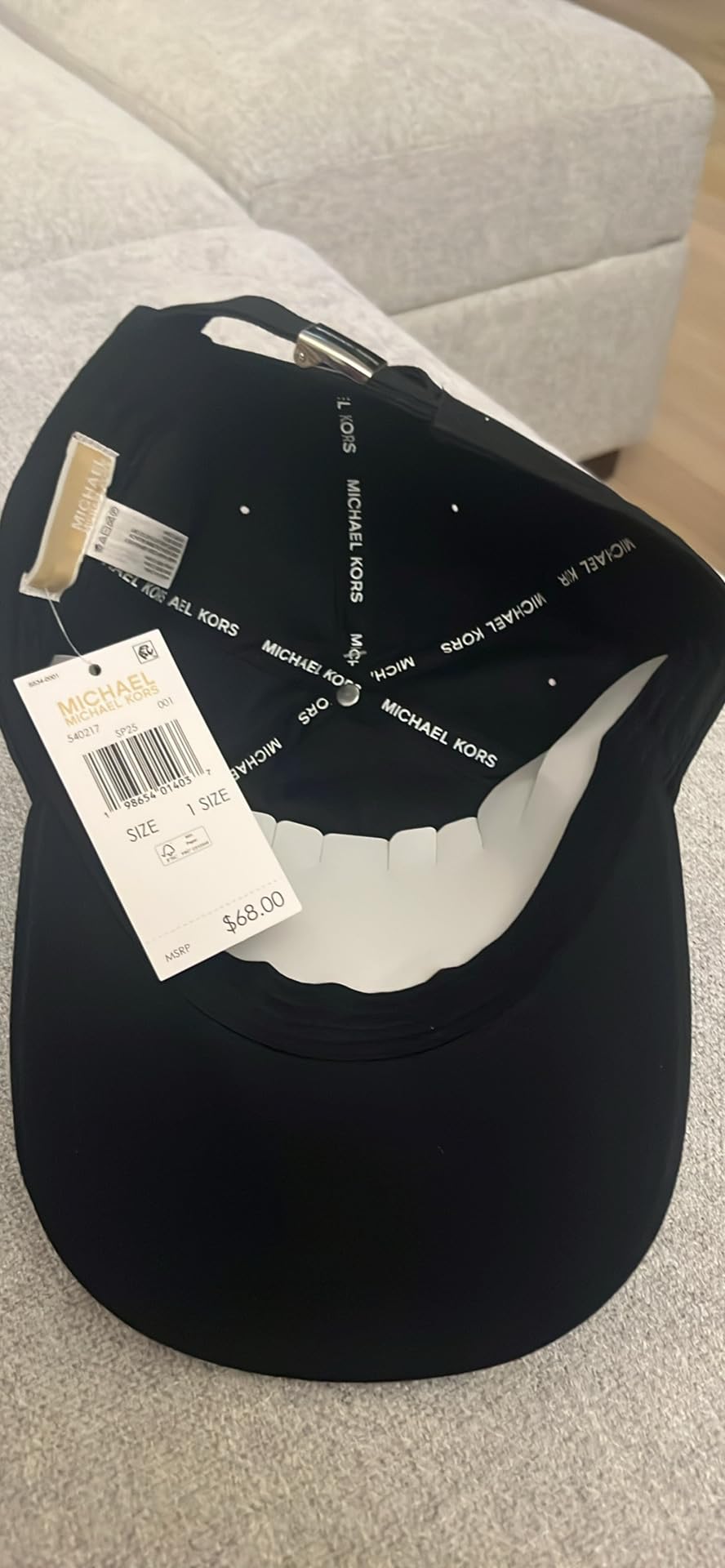 Michael Kors Womens Baseball Cap with Logo, Stylish Hat & Fashion Accessory customer photo 1