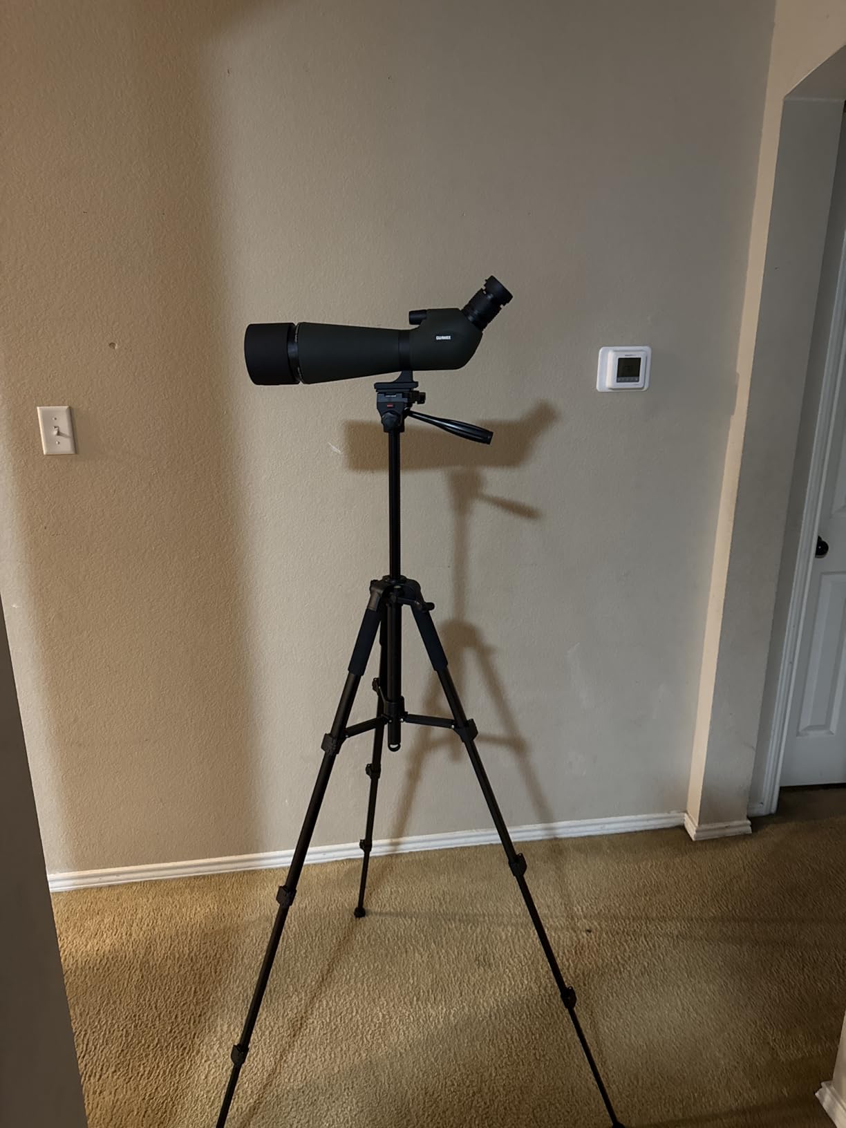 25-75x80 Spotting Scope for Target Shooting with Upgraded Full Size Tripod Carrying Bag and Phone Adapter Spotter Scope for Bird Watching, Wildlife Viewing Camo customer photo 2