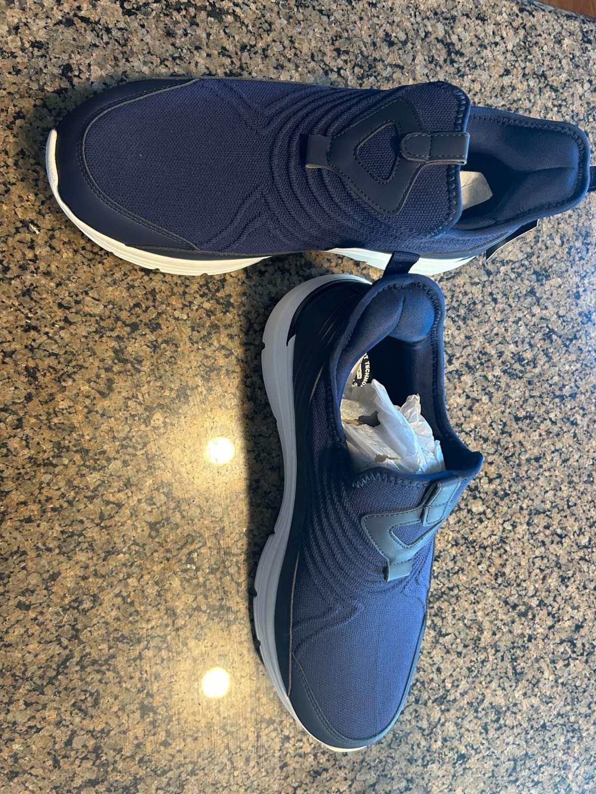 FitVille Men's Extra Wide Slip-On Walking Shoes, Hands-Free Orthopedic Sneakers with Arch Support for Plantar Fasciitis, Bunions and Hammertoes - Step Ease V1 customer photo 1