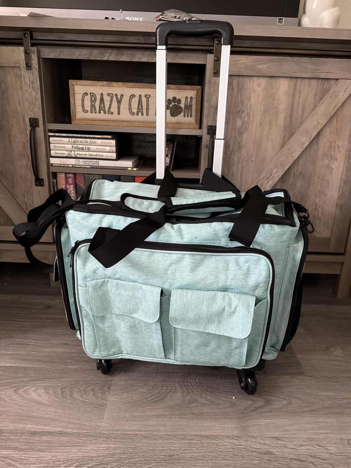 Sewing Machine Case with Wheels, Rolling Sewing Machine Tote Bag customer photo 1