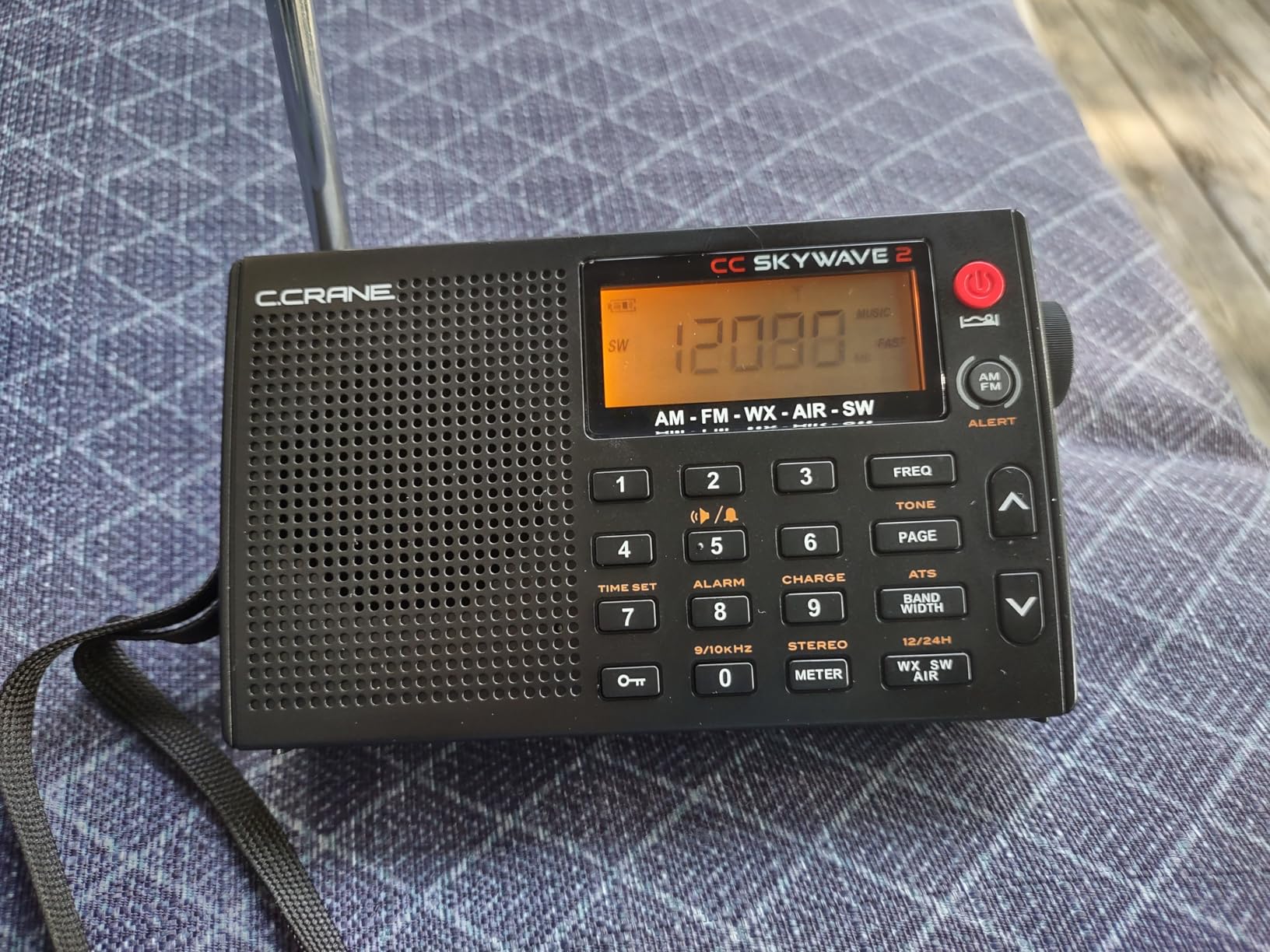C. Crane CCRadio Solar with Bluetooth Receiving, Emergency Crank NOAA Weather AM/FM– Multi Powered Radio - Built in LED Flashlight and Cellphone Charger customer photo 1